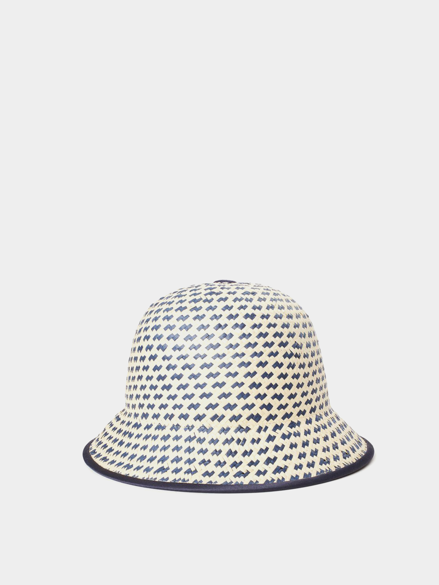 Brixton Essex Straw II Bucket Hat Wmn (navy/tan)