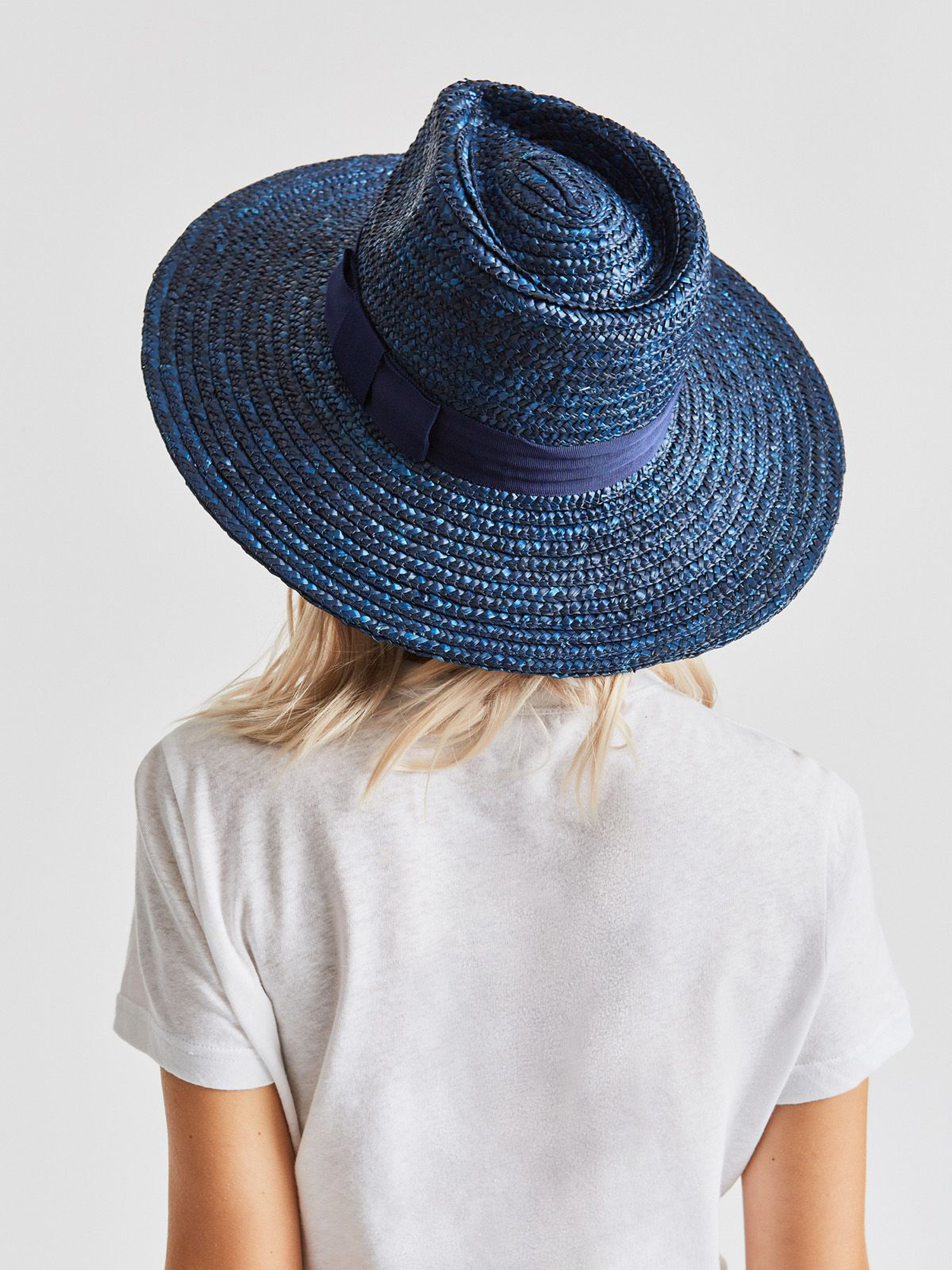 Brixton Blue Straw Hat Women main image 2
