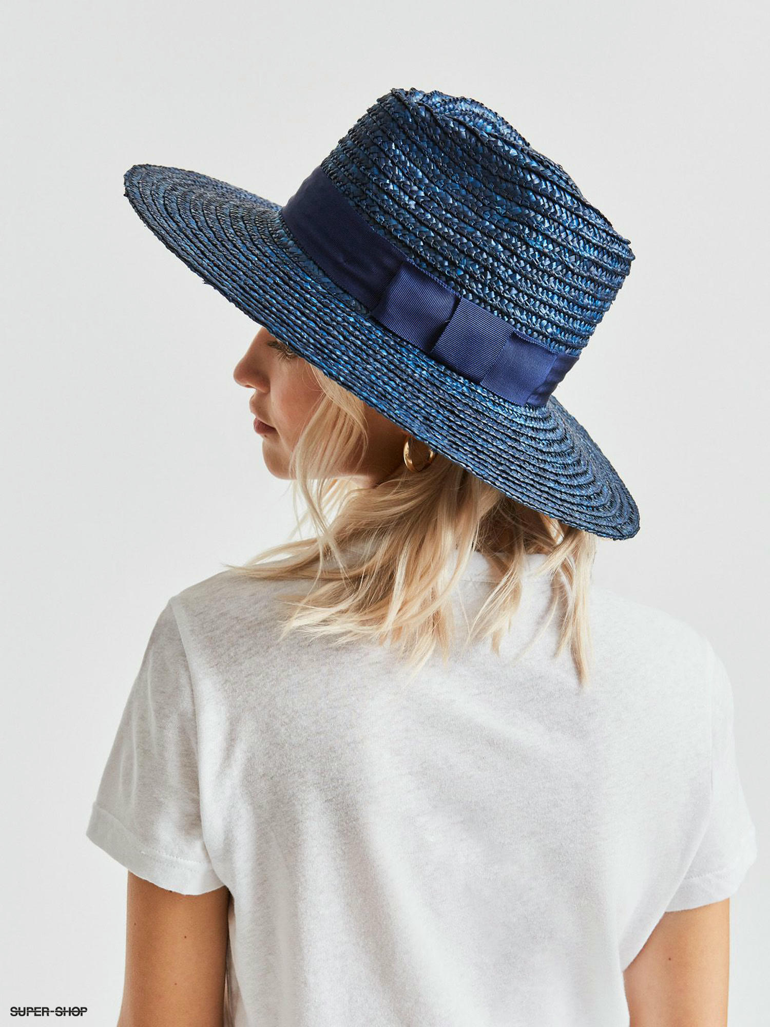 brixton navy hat