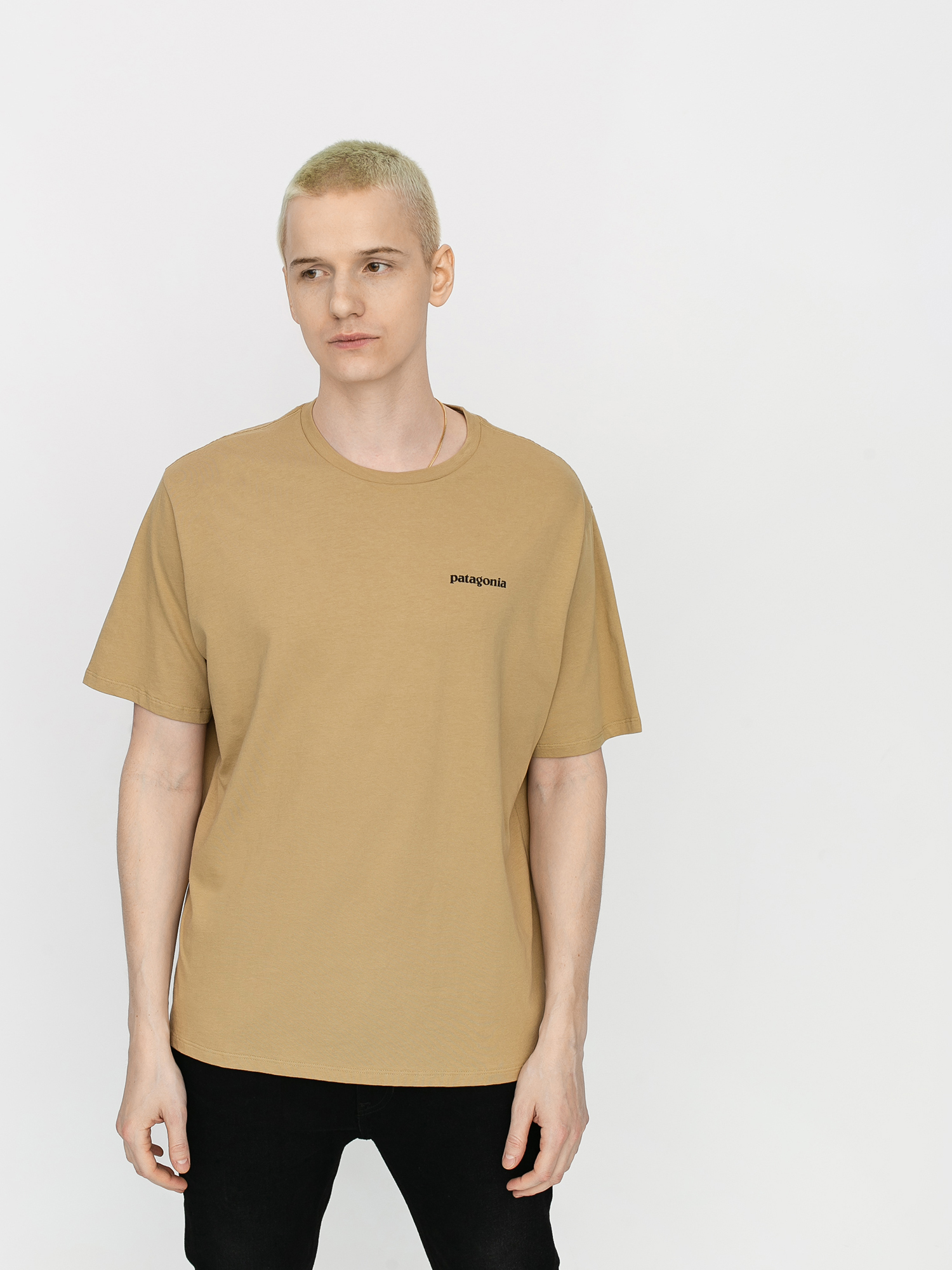 Patagonia P6 Logo Organic T-shirt (classic tan)