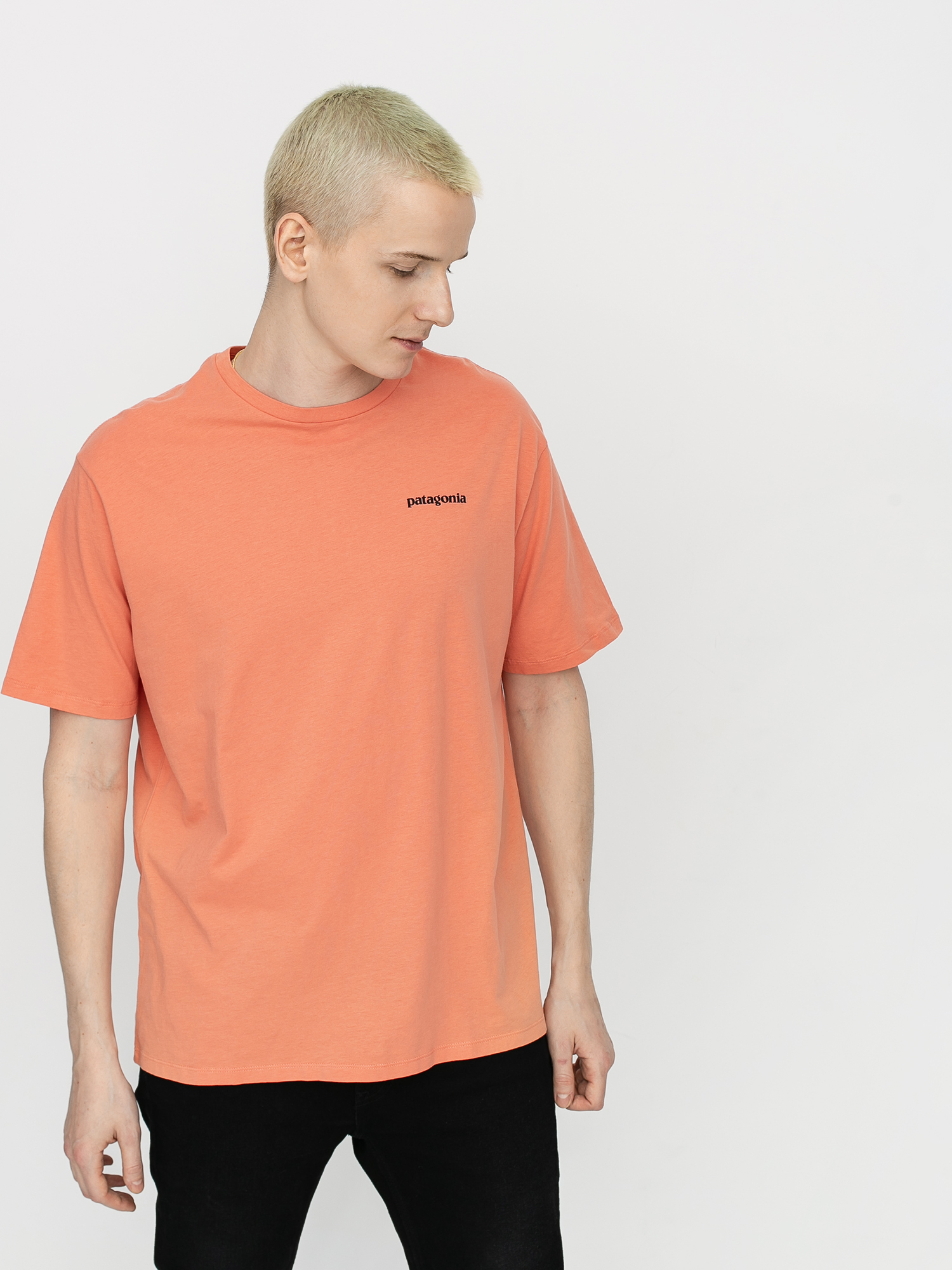 patagonia melon t shirt