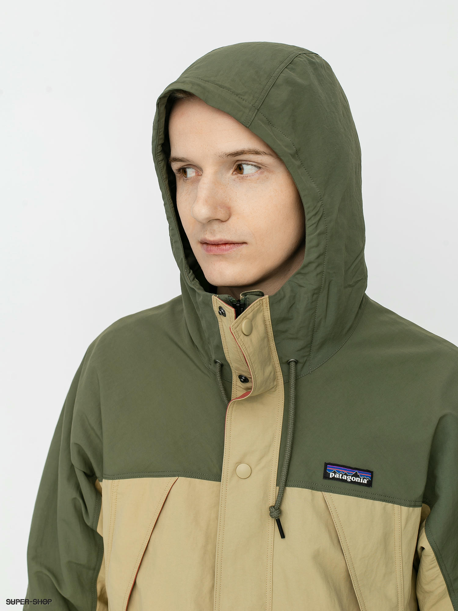 tan parka jacket