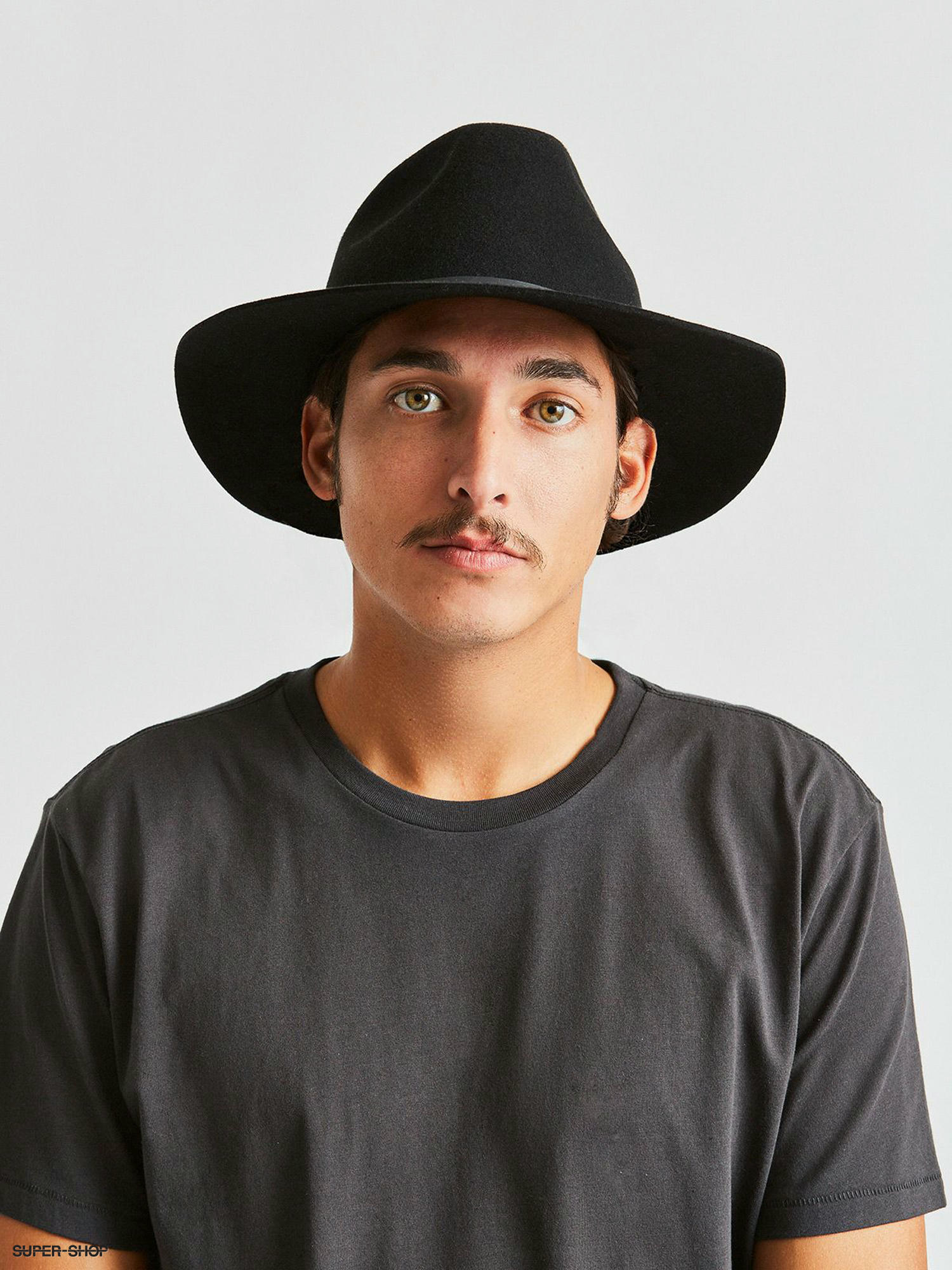 brixton wesley fedora black