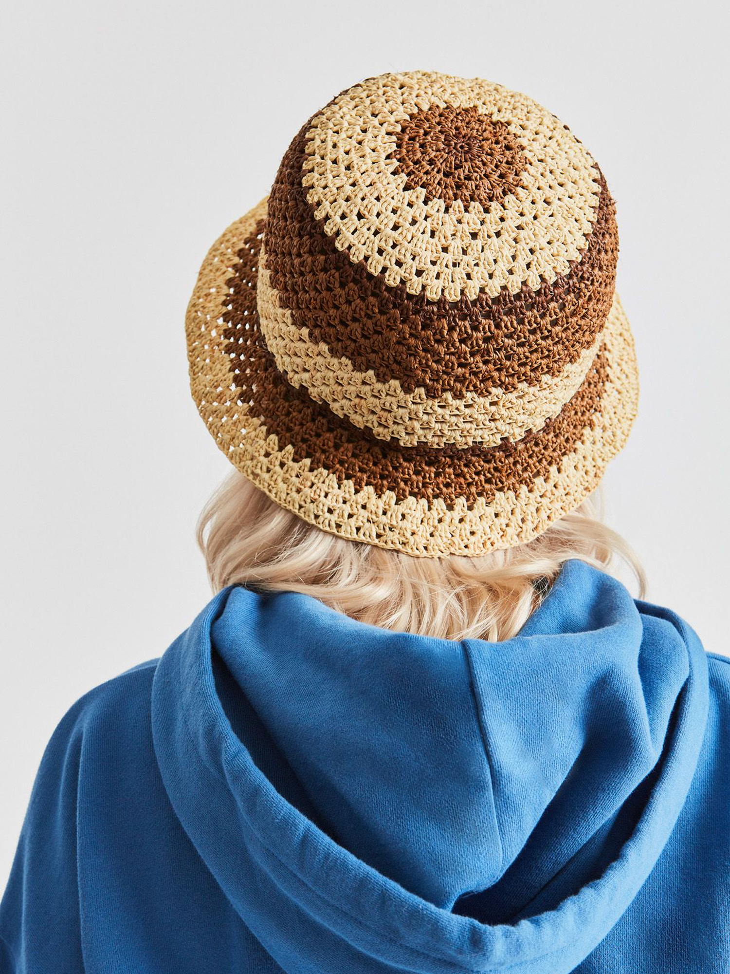 Brixton Essex Raffia Bucket Hat Wmn - brown (tan/brown)