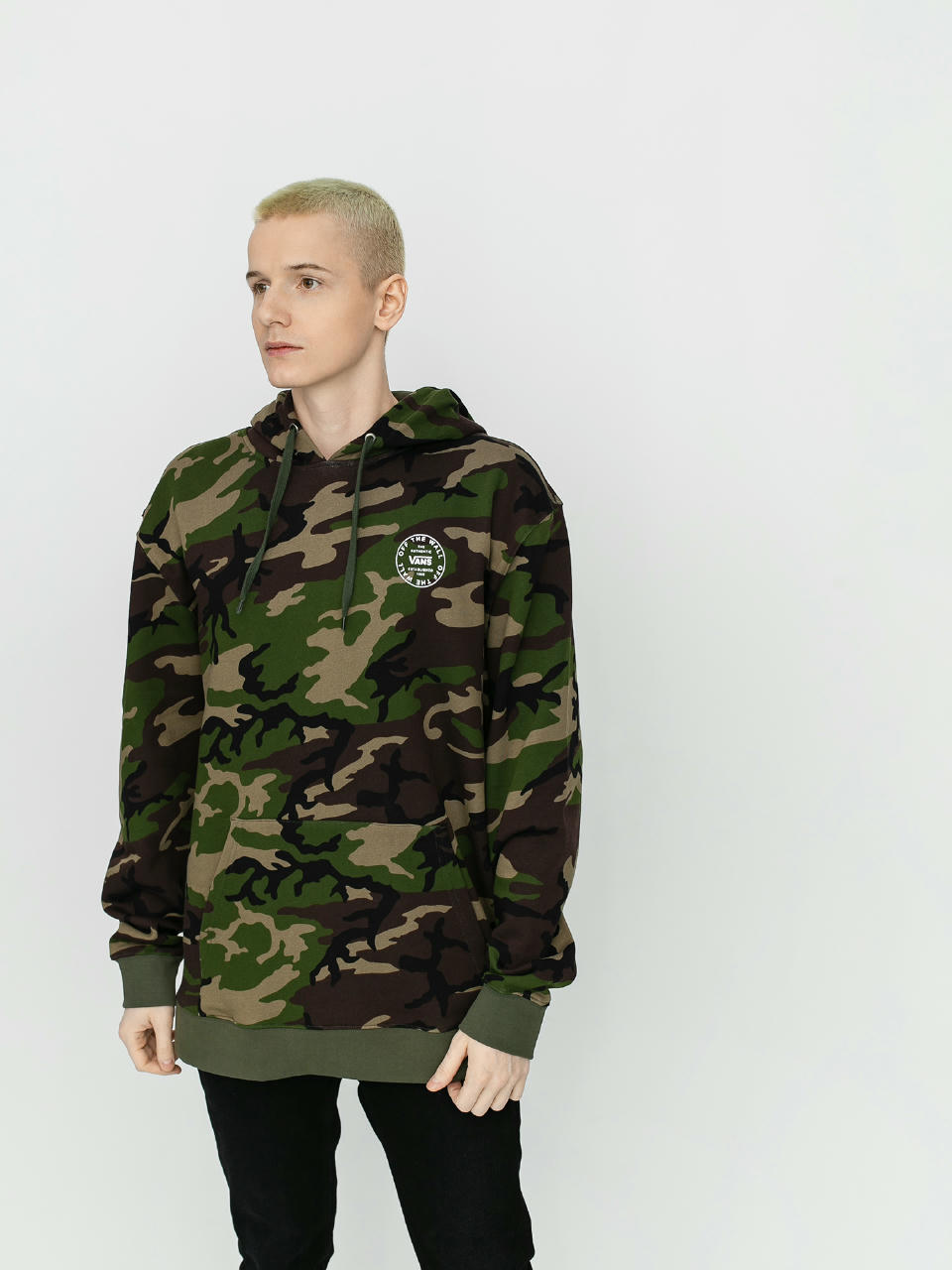 Vans Old Skool Circle HD Hoodie (camo)