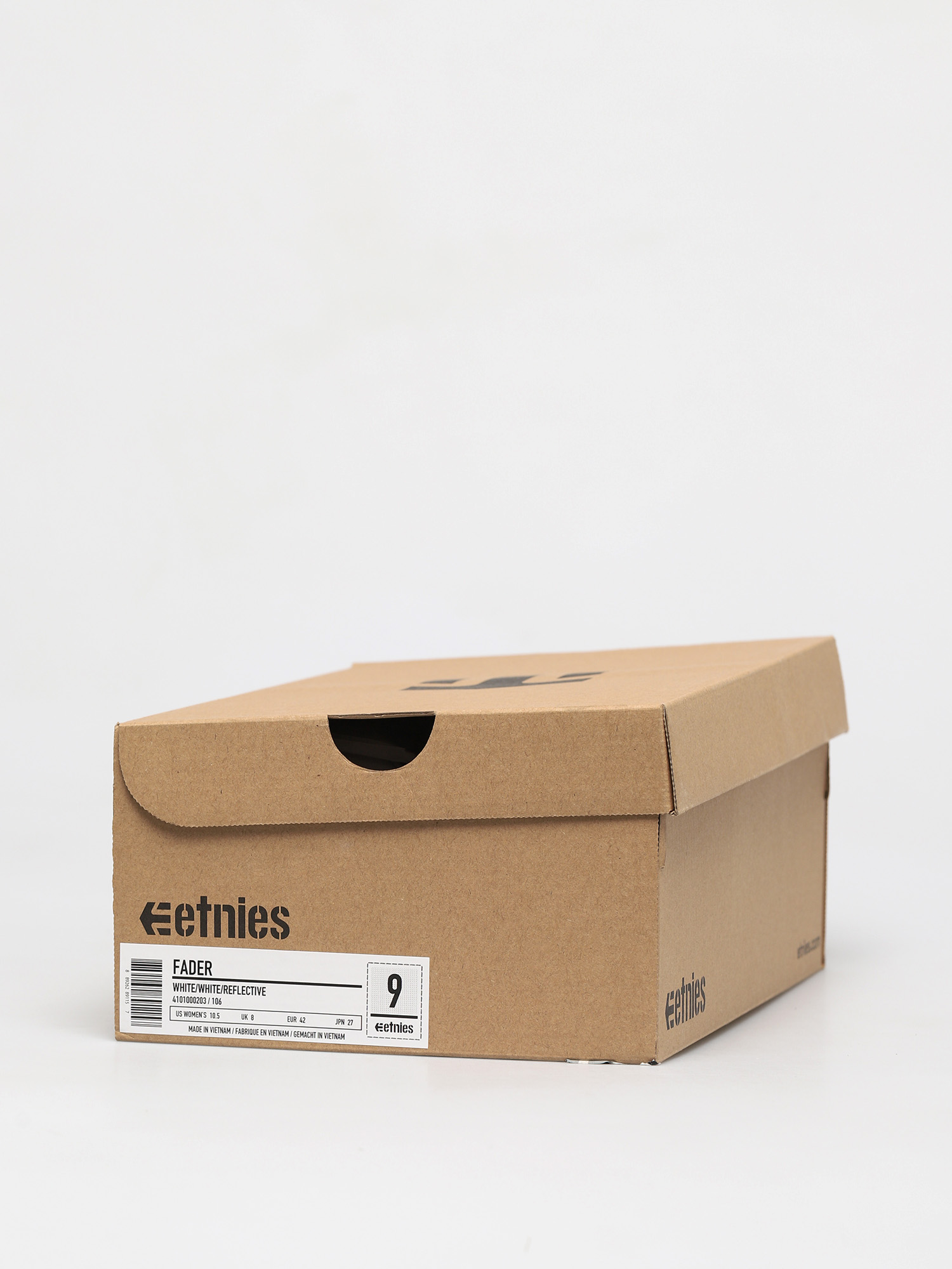Etnies Fader Shoes (white/white/reflective)