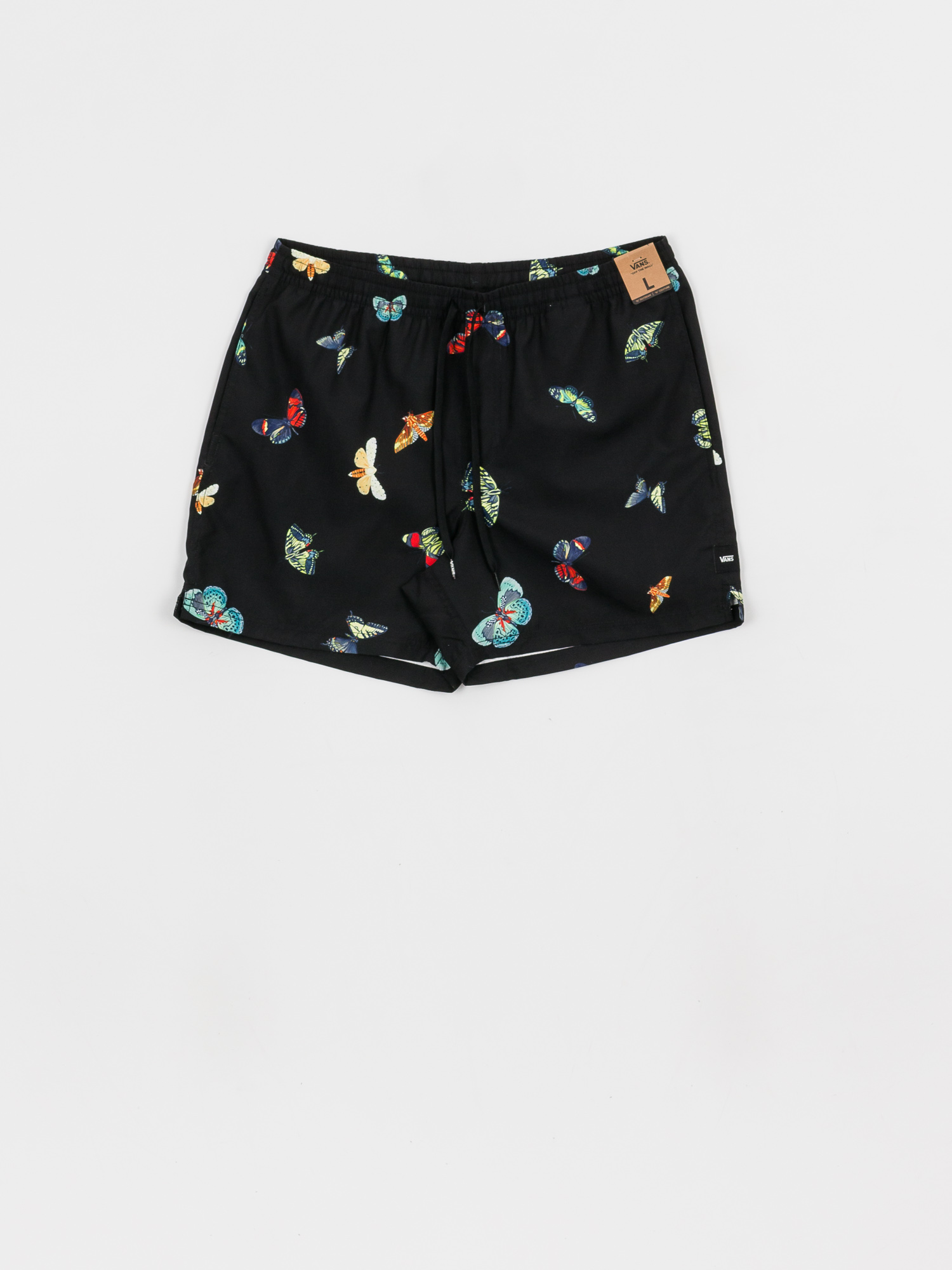 black volley shorts