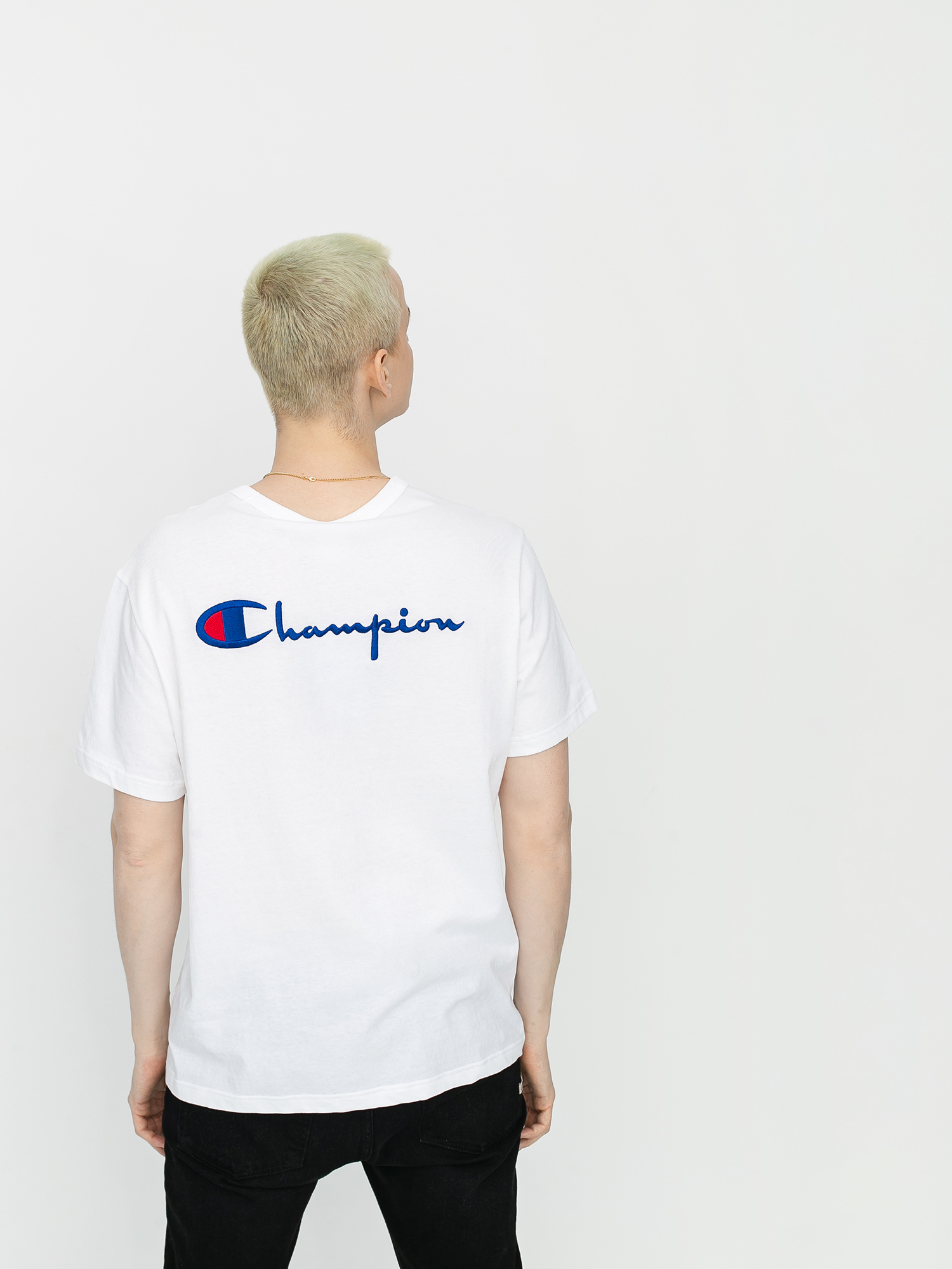 Champion Premium Crewneck 214279 T-shirt (wht)