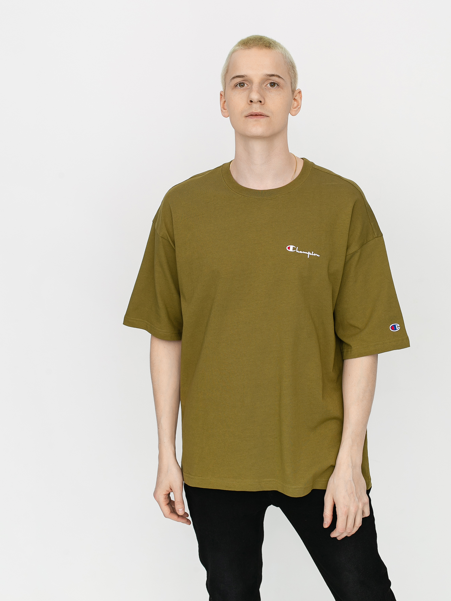 khaki champion t shirt