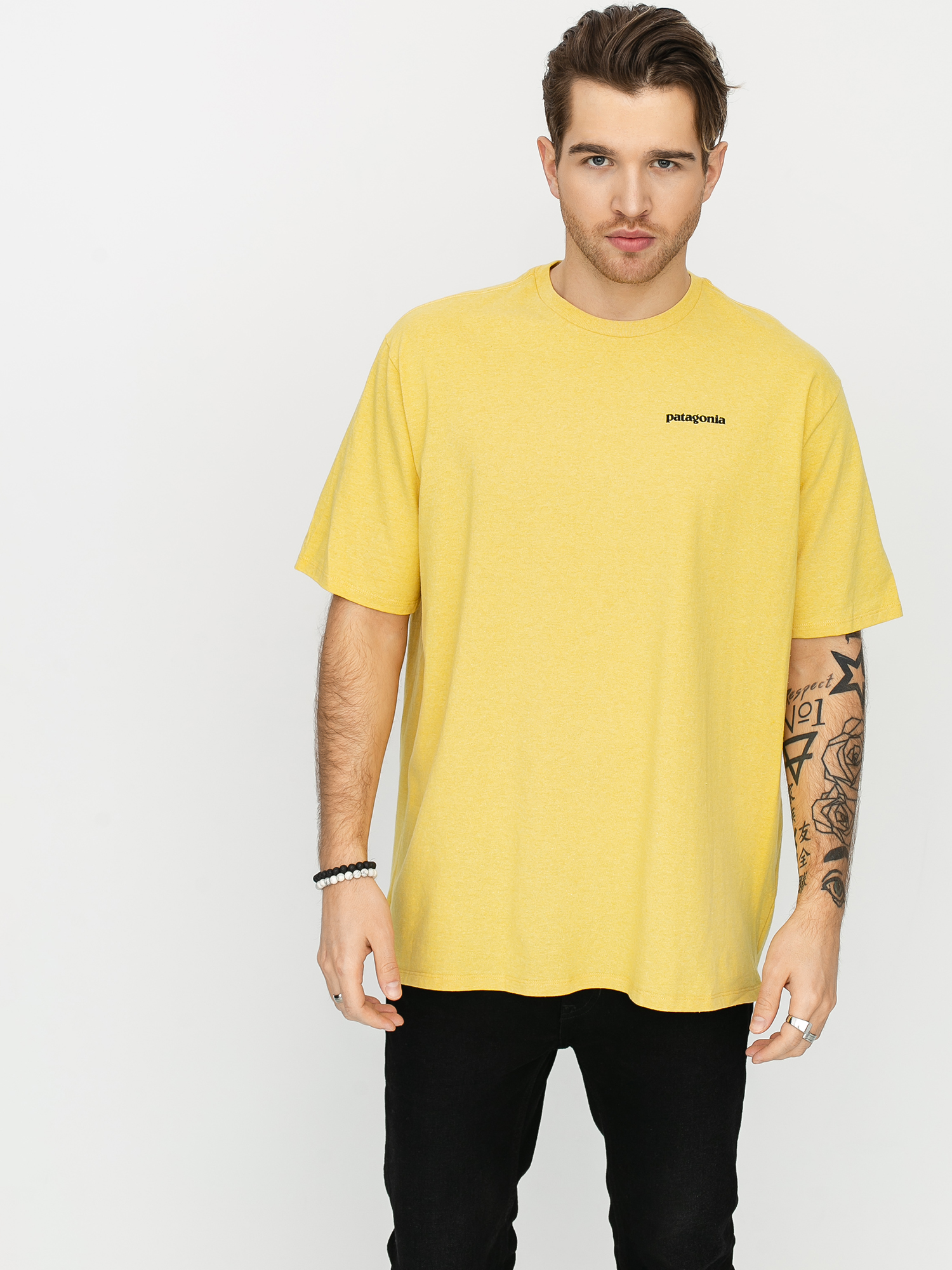 Patagonia P6 Logo Responsibili T-shirt - yellow (surfboard yellow)