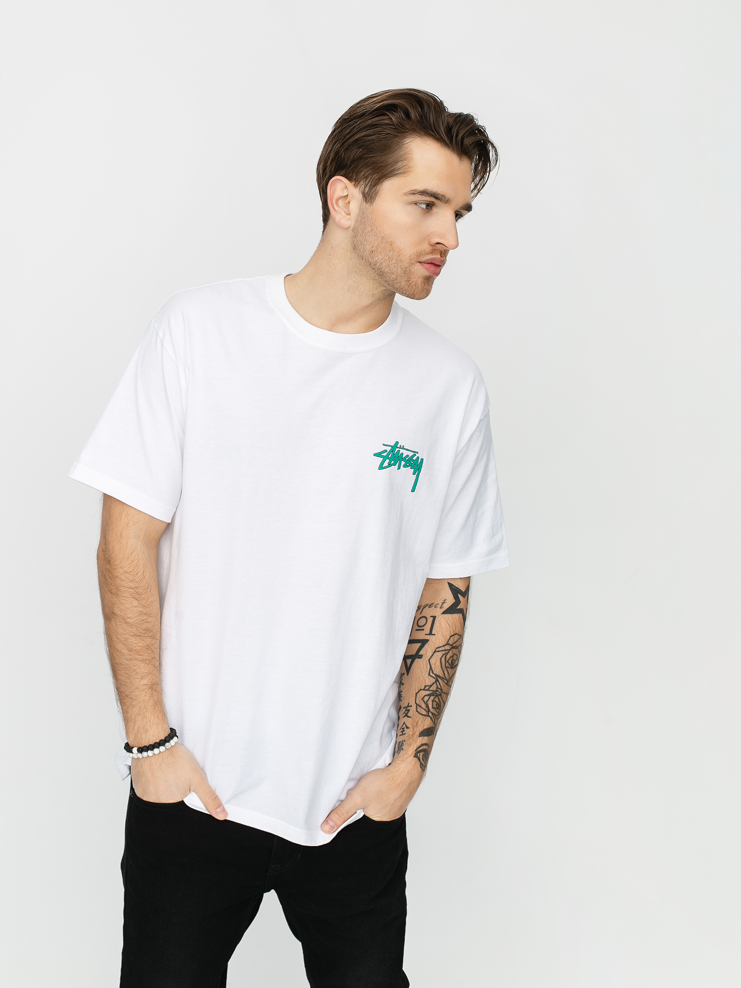 Stussy Tribal Mask T-shirt (white)