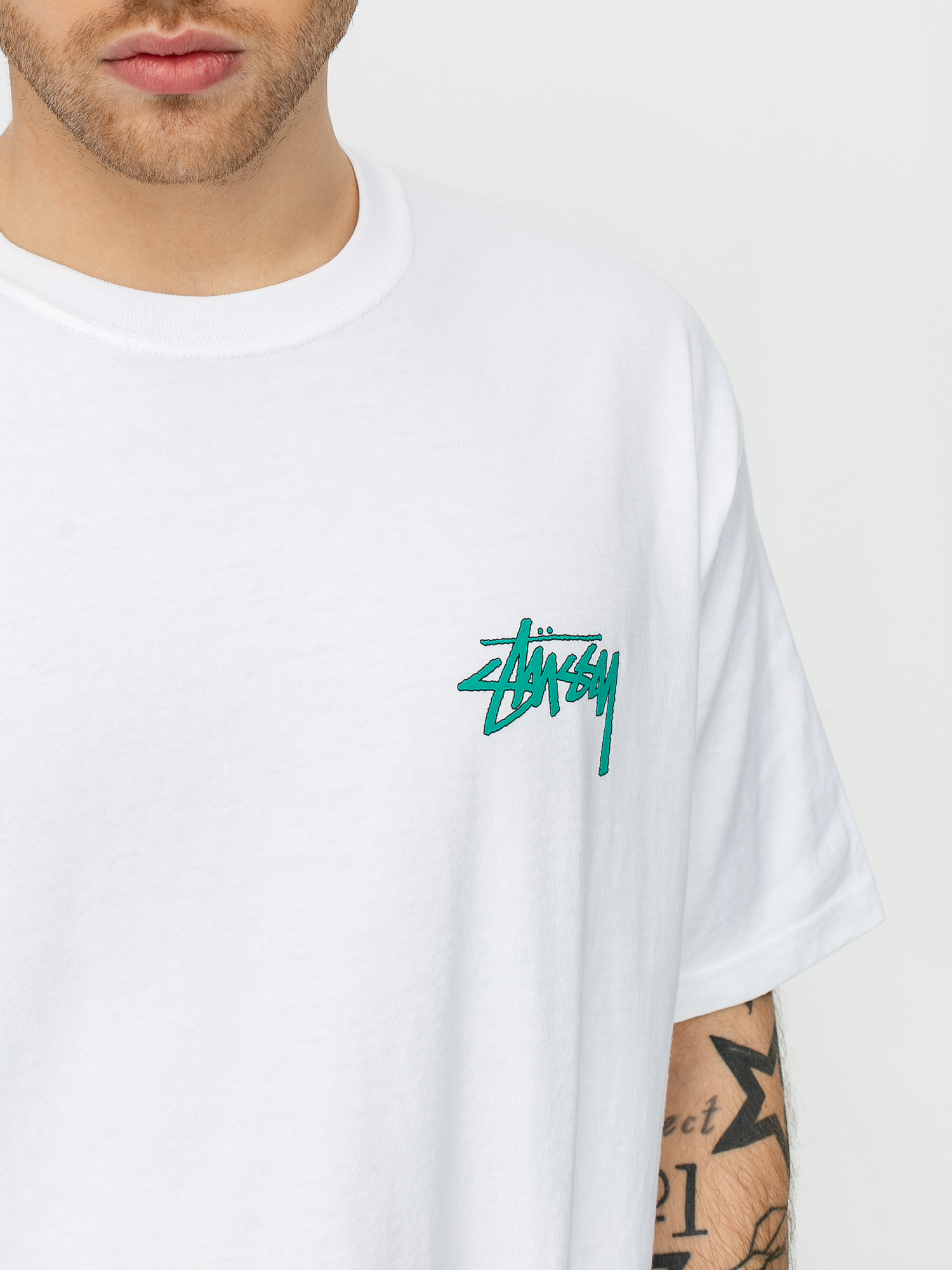 Stussy Tribal Mask T-shirt (white)