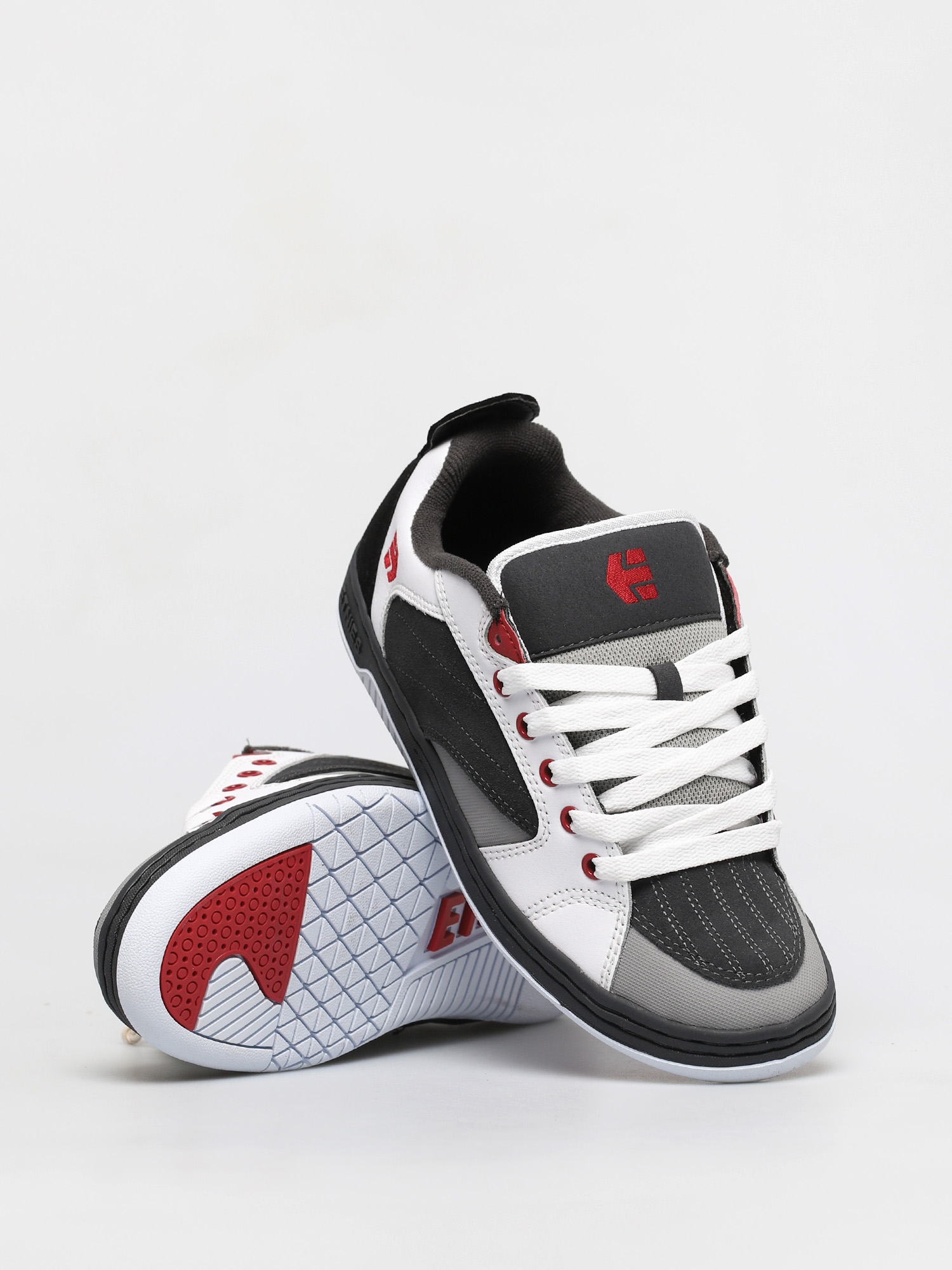 Etnies Czar Shoes (grey/white/red)