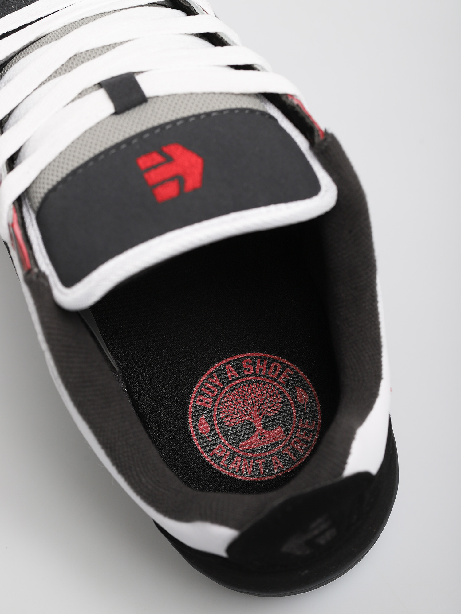 Etnies Czar Shoes (grey/white/red)