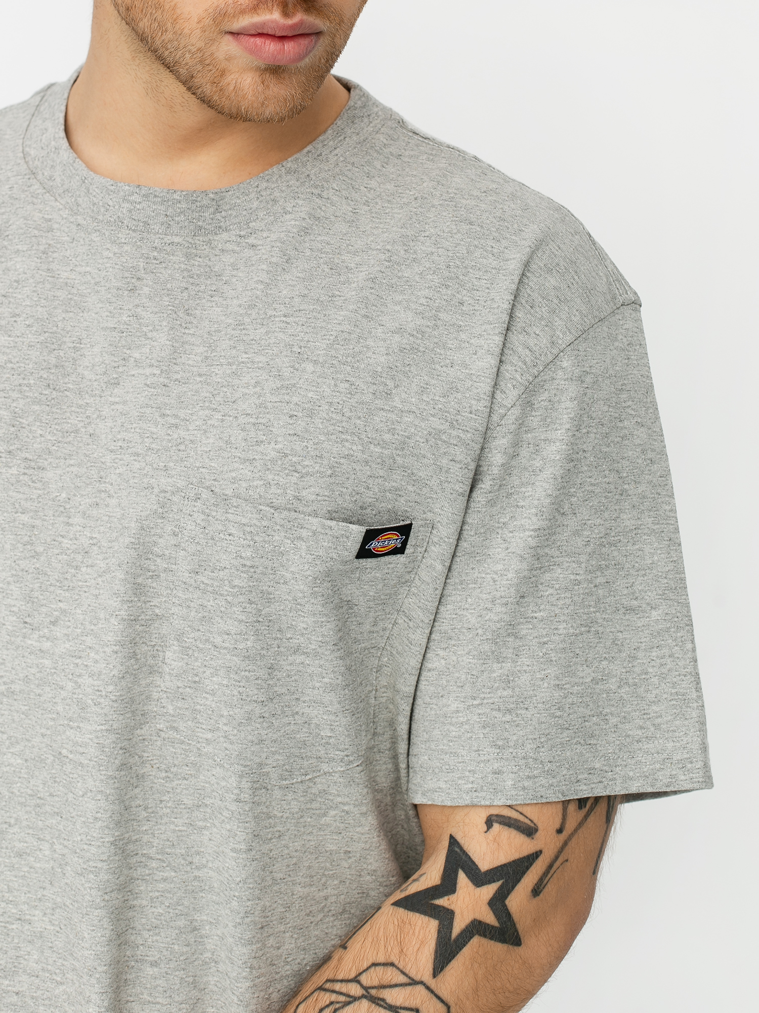 Tシャツ・カットソー Dickies PORTERDALE (33319) Dickies Porterdale T-shirt - grey (heather grey)