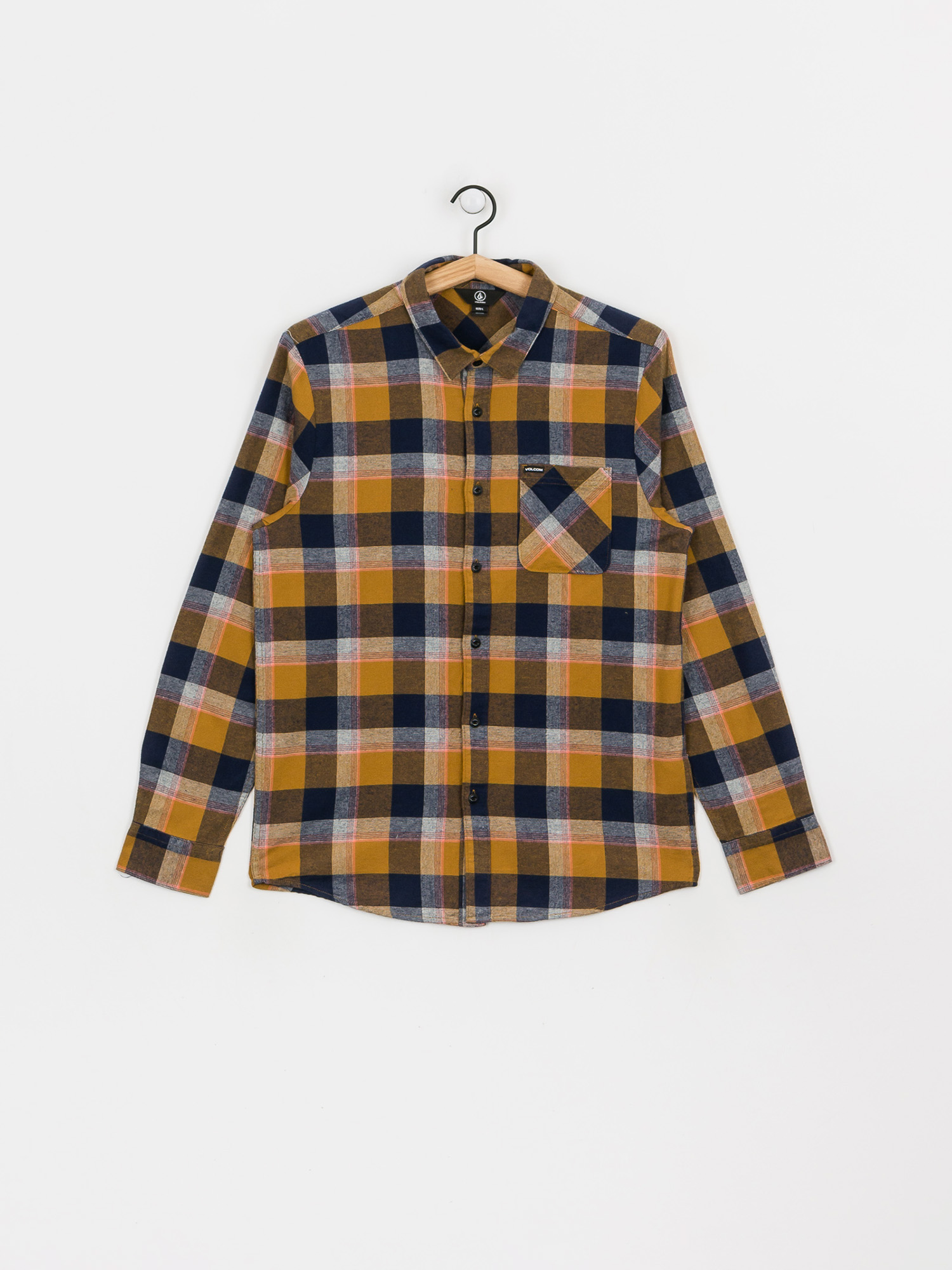 Volcom Caden Plaid Shirt (bronze)