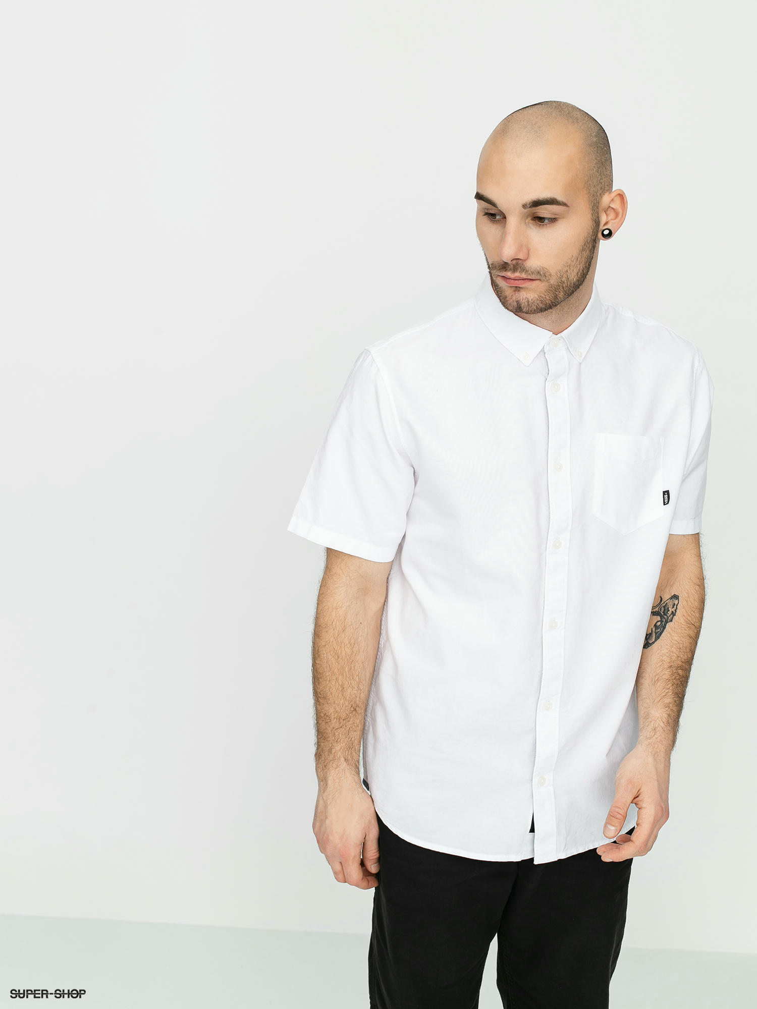 vans short sleeve button down