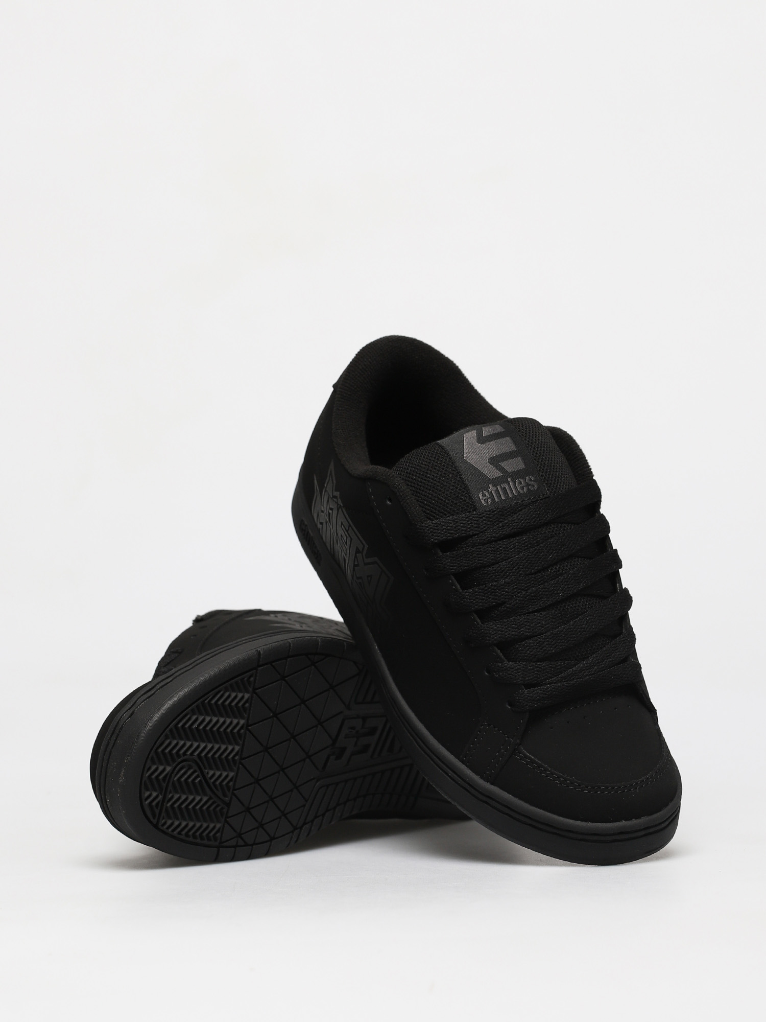 Etnies Metal Mulisha Kingpin 2 Shoes (black/black/black)