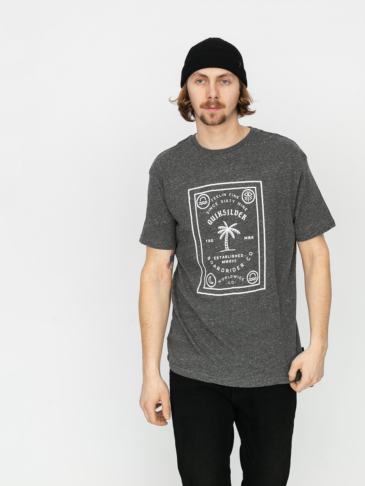 Quiksilver Bad Liar T-shirt (charcoal heather)