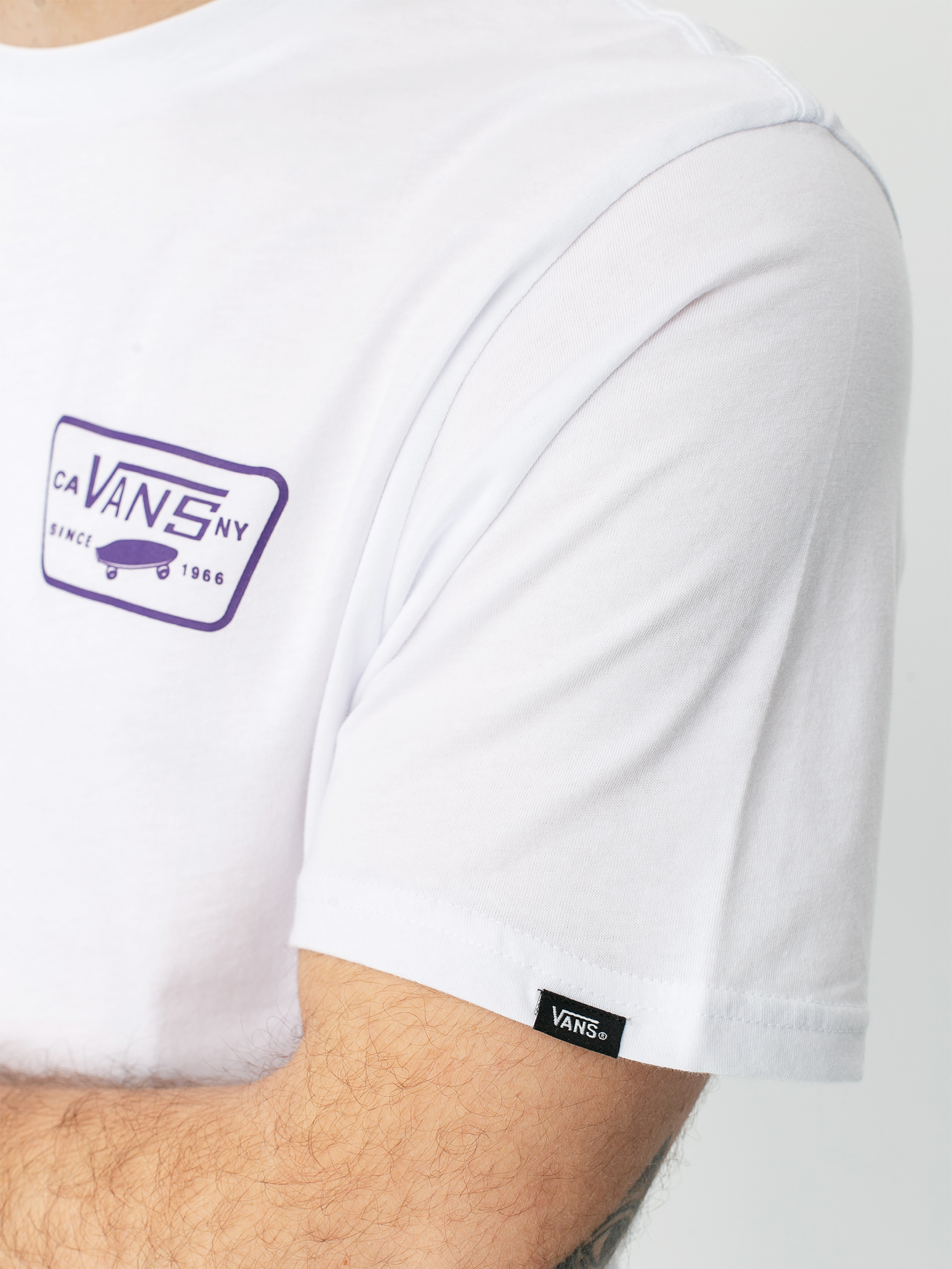 Vans Full Patch Back T-shirt (white/heliotrope)