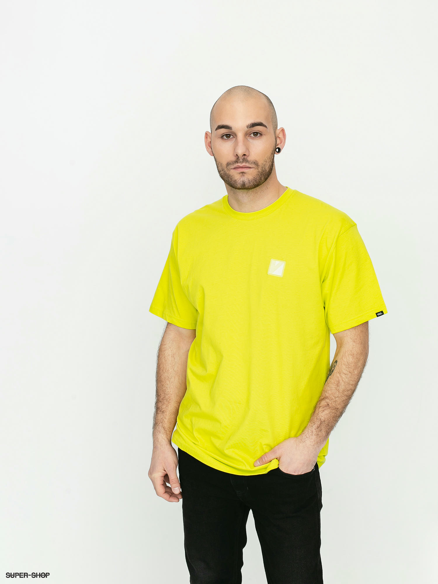 neon yellow vans shirt