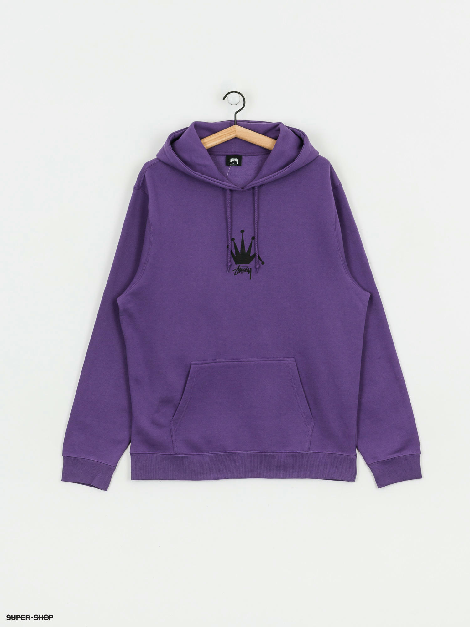 stussy hoodie purple