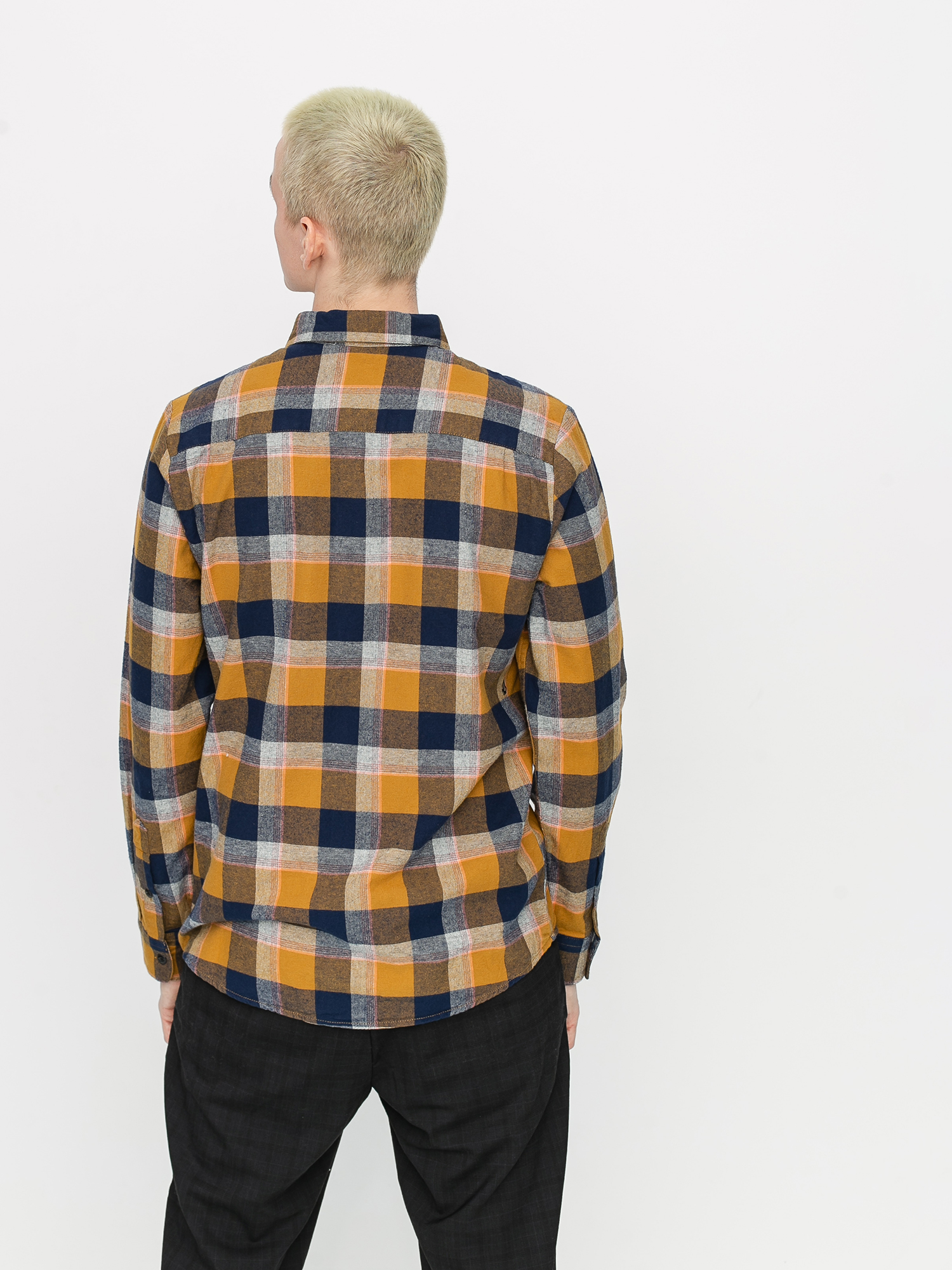 Volcom Caden Plaid Shirt (bronze)