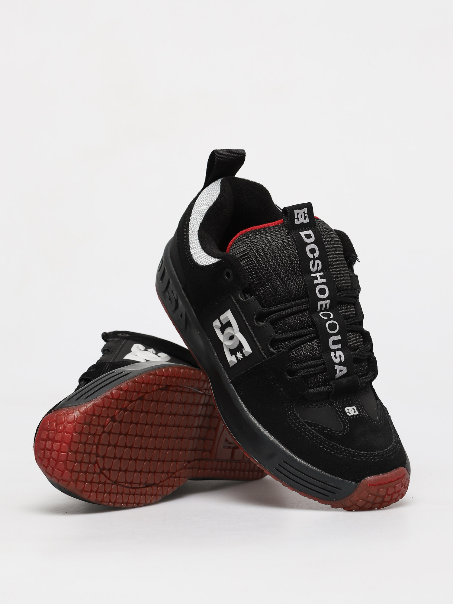 DC Lynx Og Shoes (black/dk grey/athletic red)