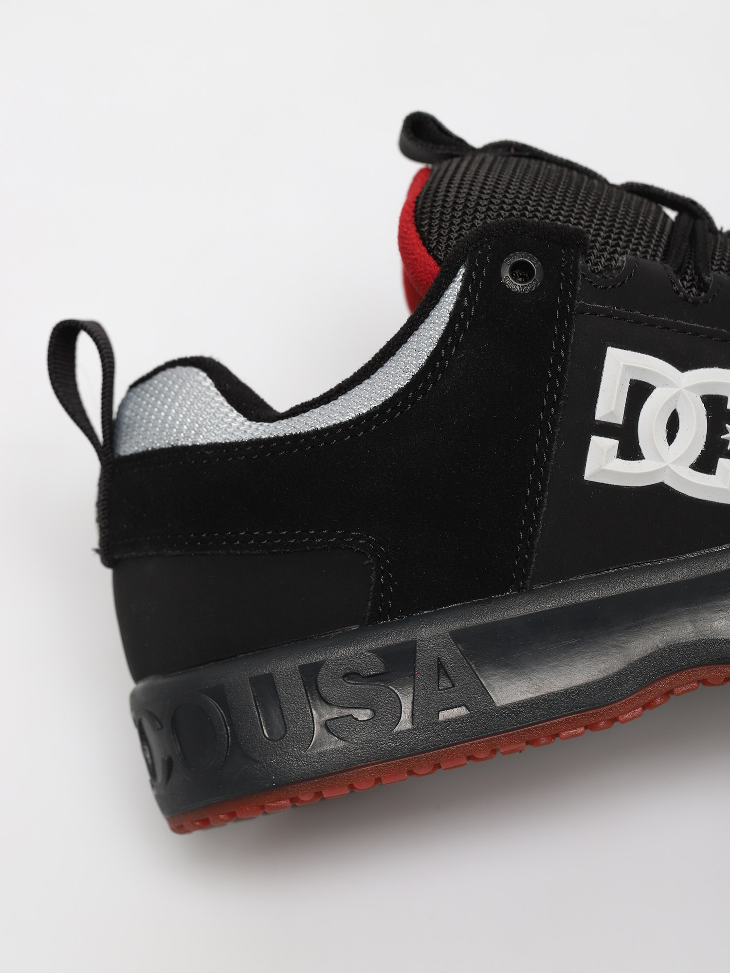 DC Lynx Og Shoes (black/dk grey/athletic red)