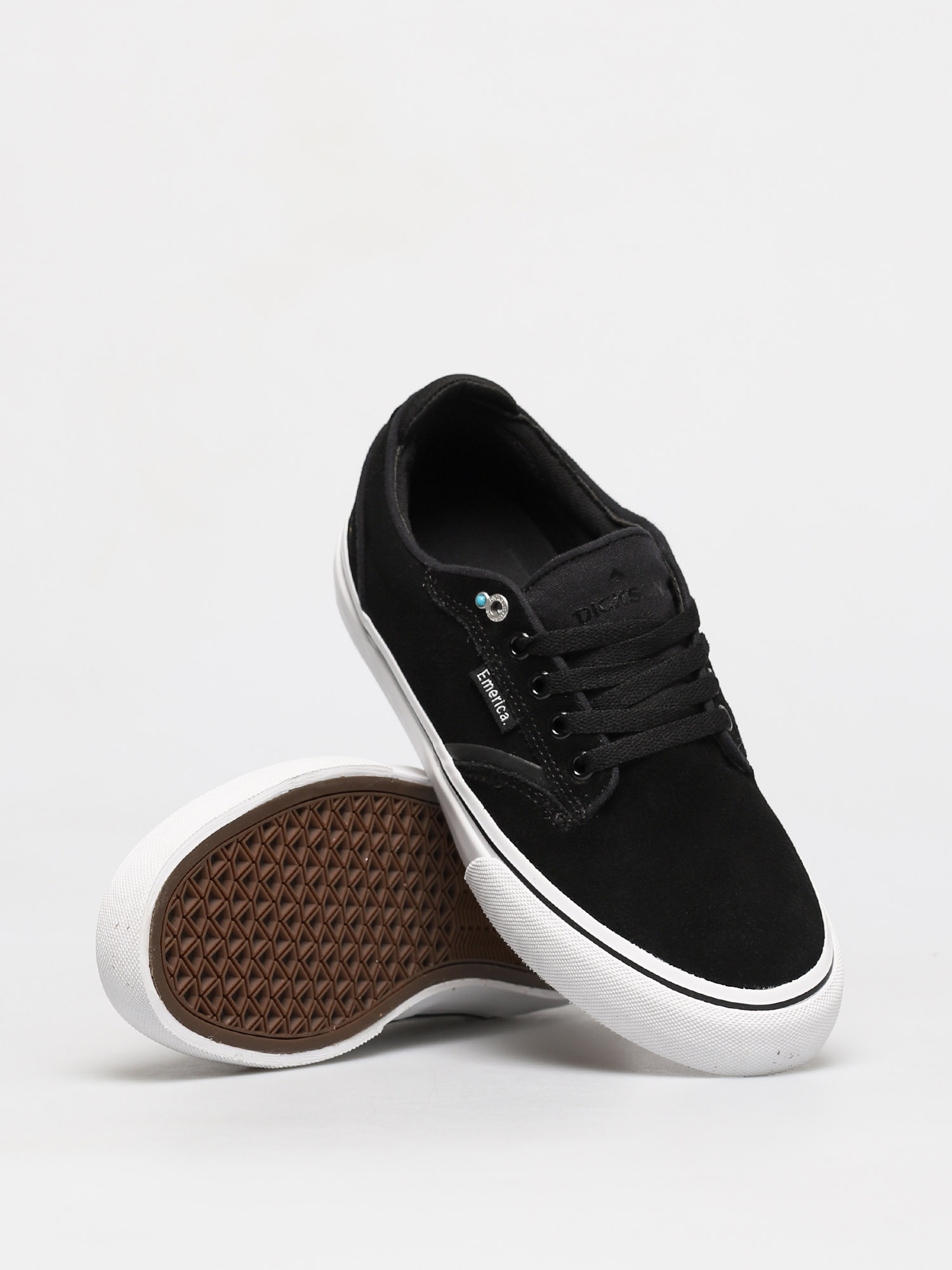 Emerica Dickson Shoes (black/white/gold)