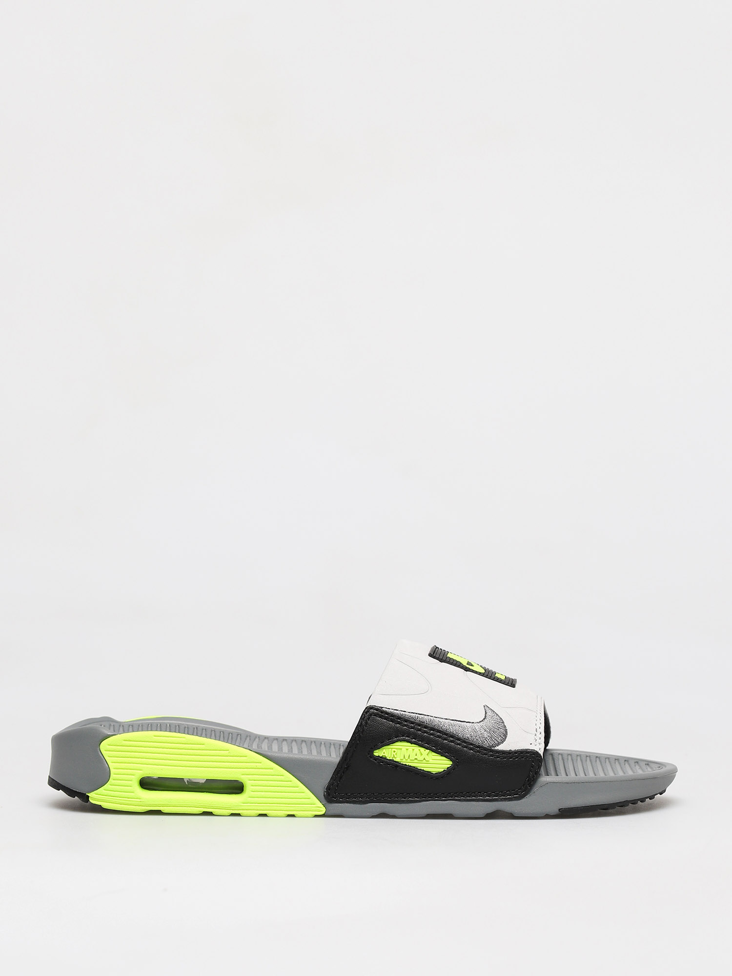 Nike Air Max 90 Slide Schuhe (smoke grey/smoke grey volt black)