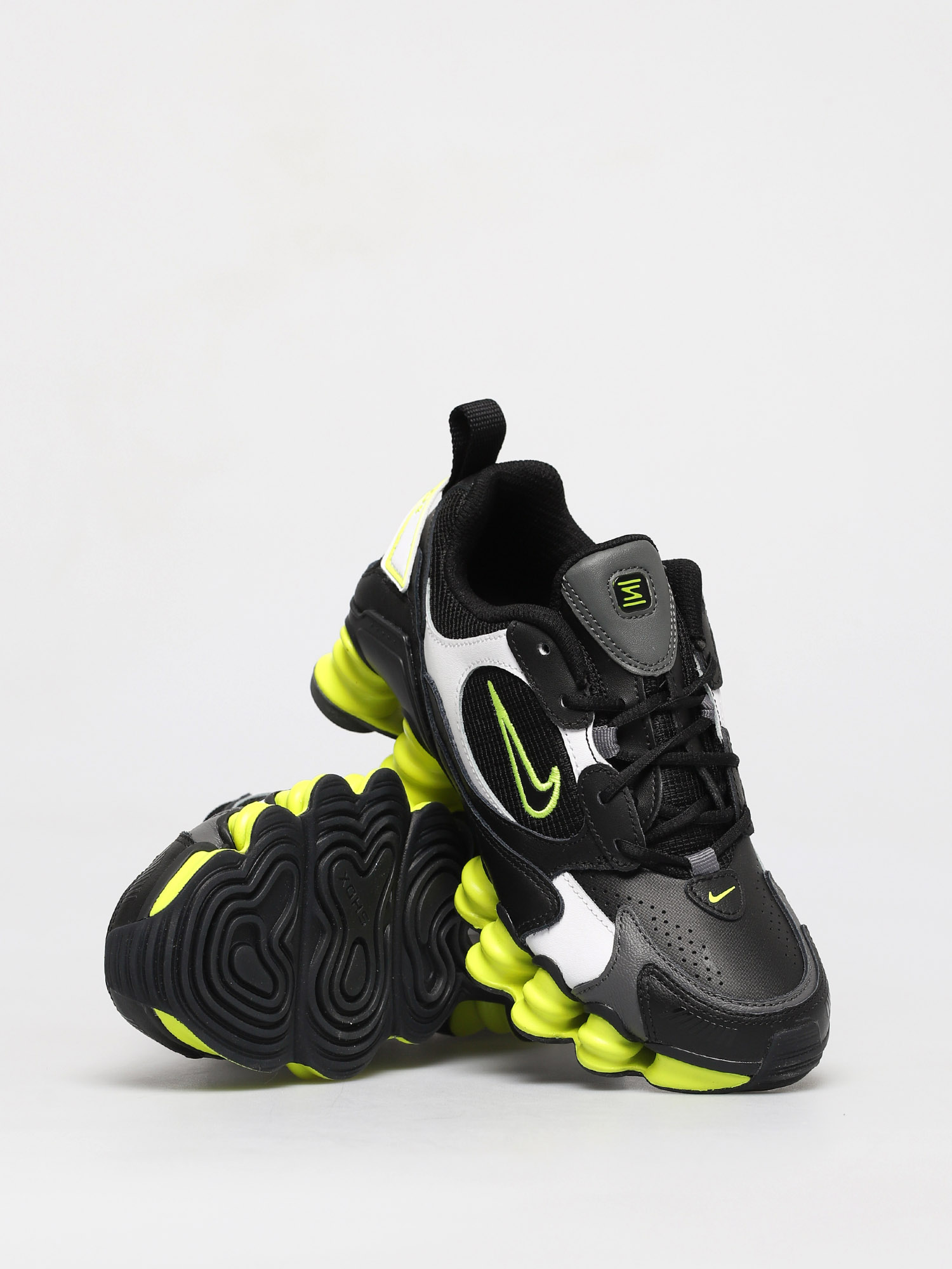 Nike Shox Tl Nova Shoes Wmn (black/black lemon venom iron grey)