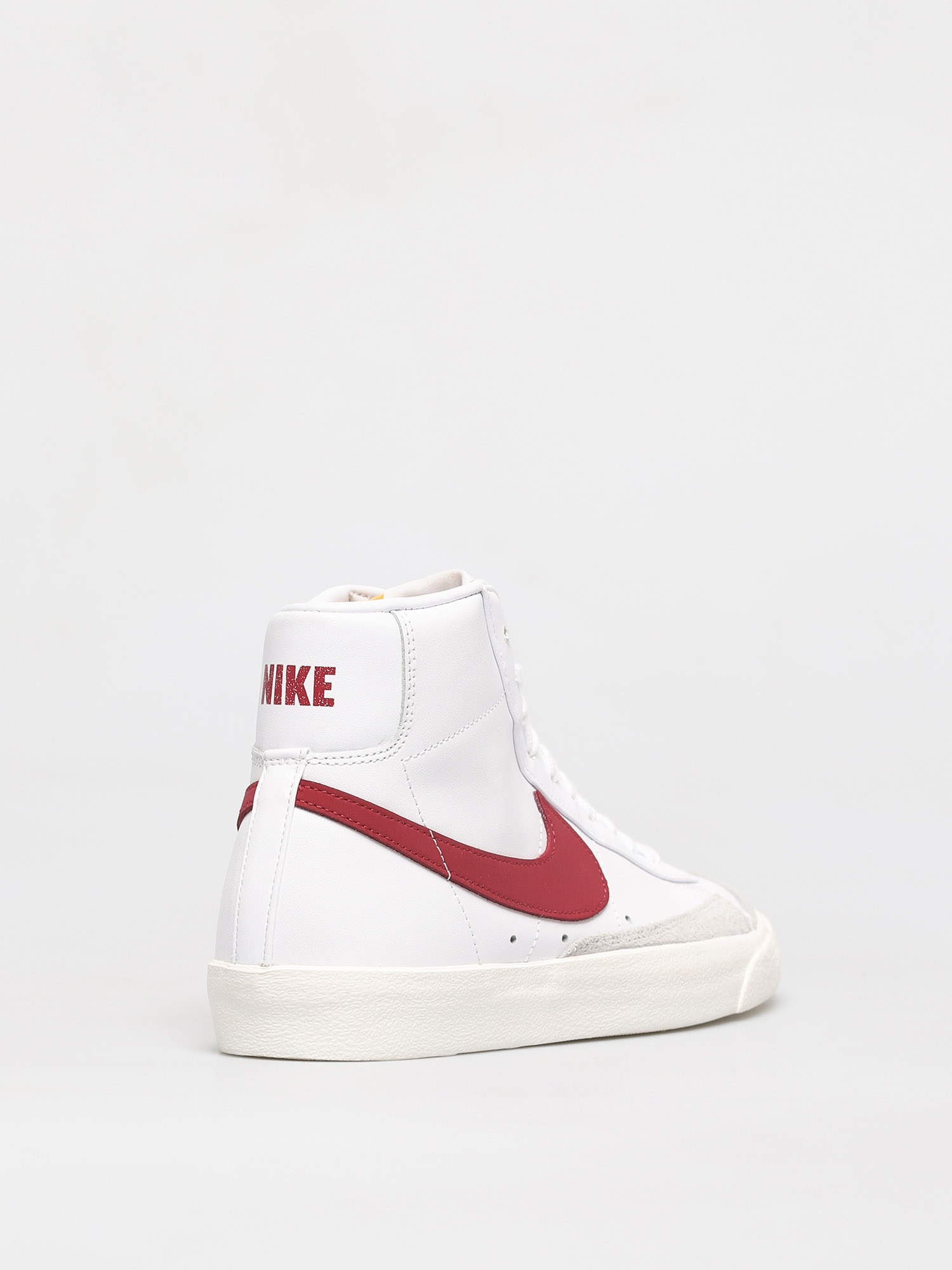 blazer mid 77 trainers white worn brick sail