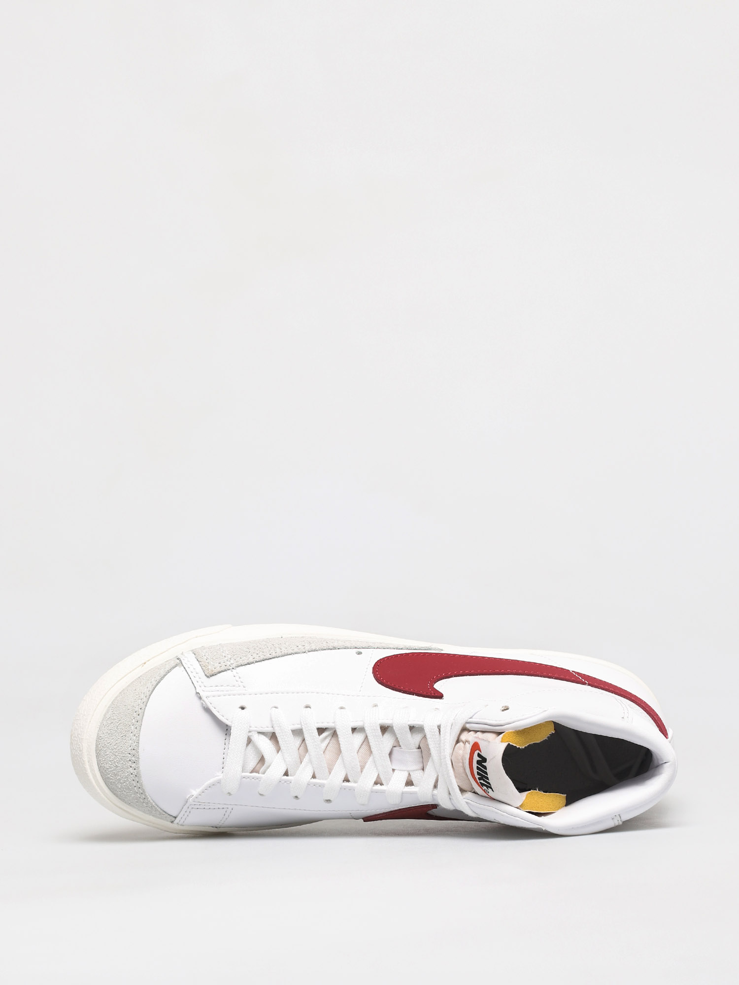 blazer mid 77 trainers white worn brick sail