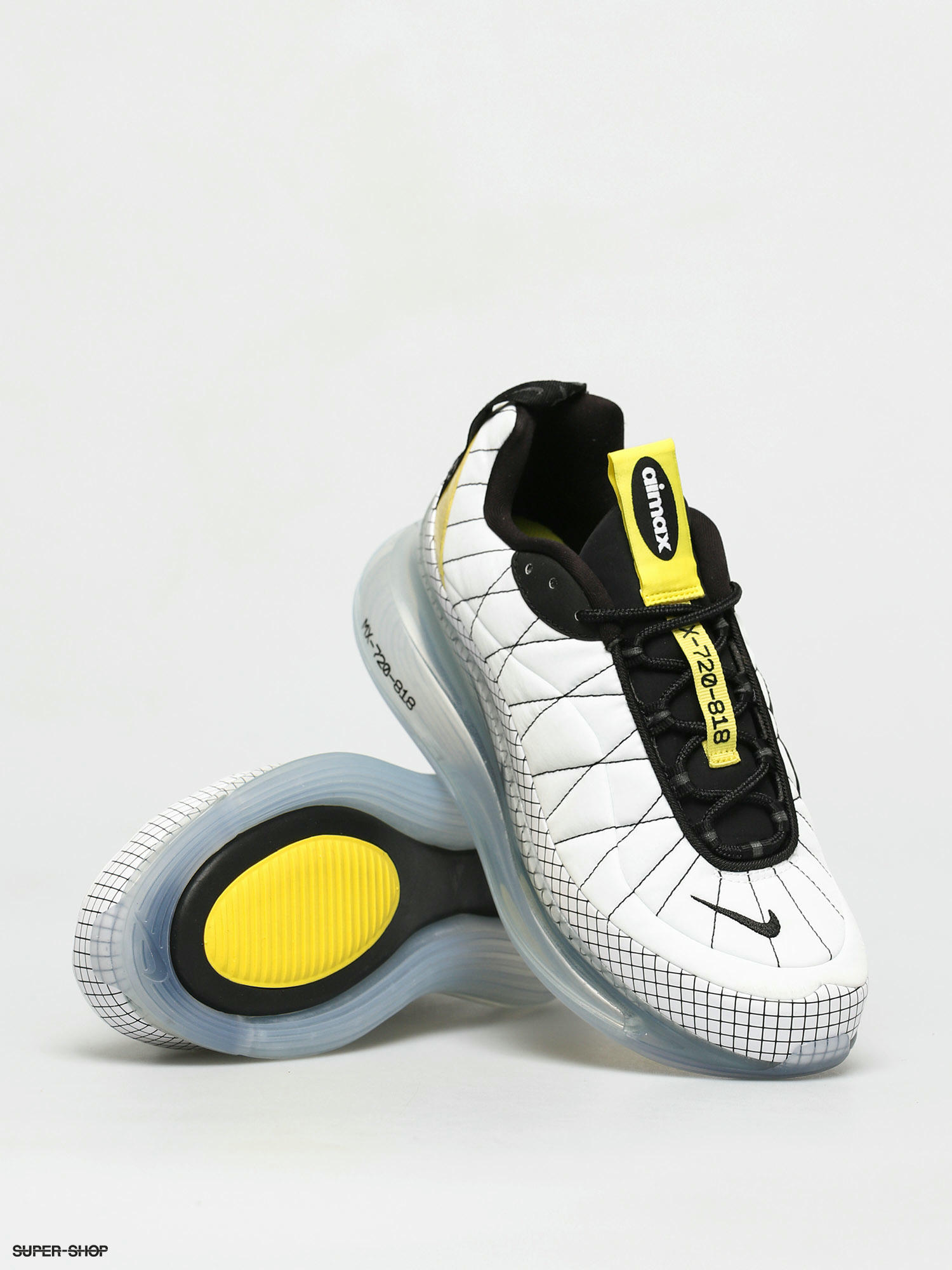 Nike Mx 720 818 Shoes white black opti yellow