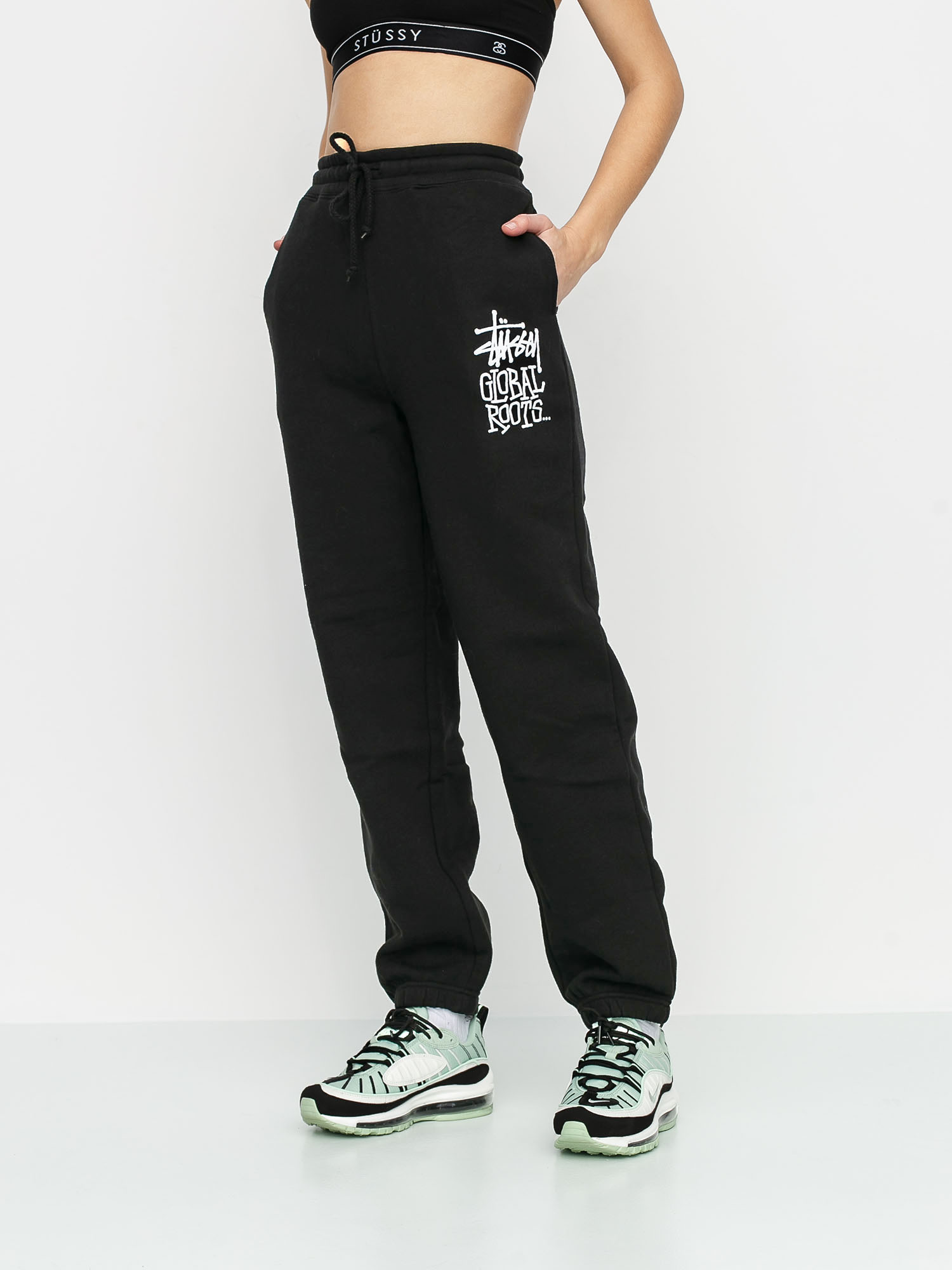 Stussy Global Roots Pants Wmn black black