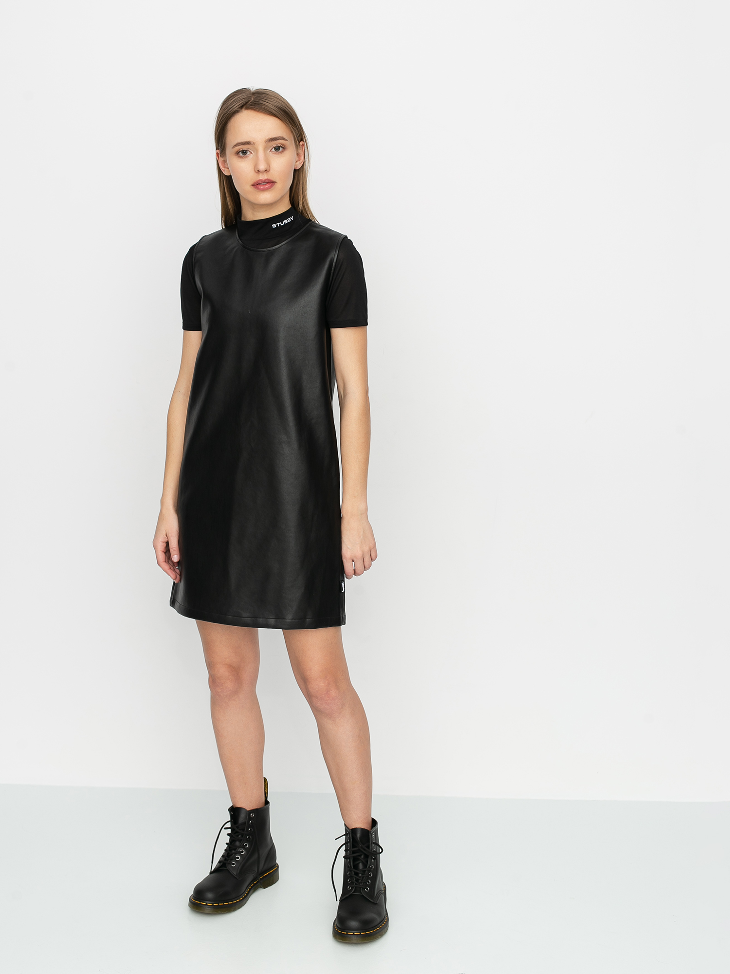 Stussy Pu Shift Dress Wmn (black)