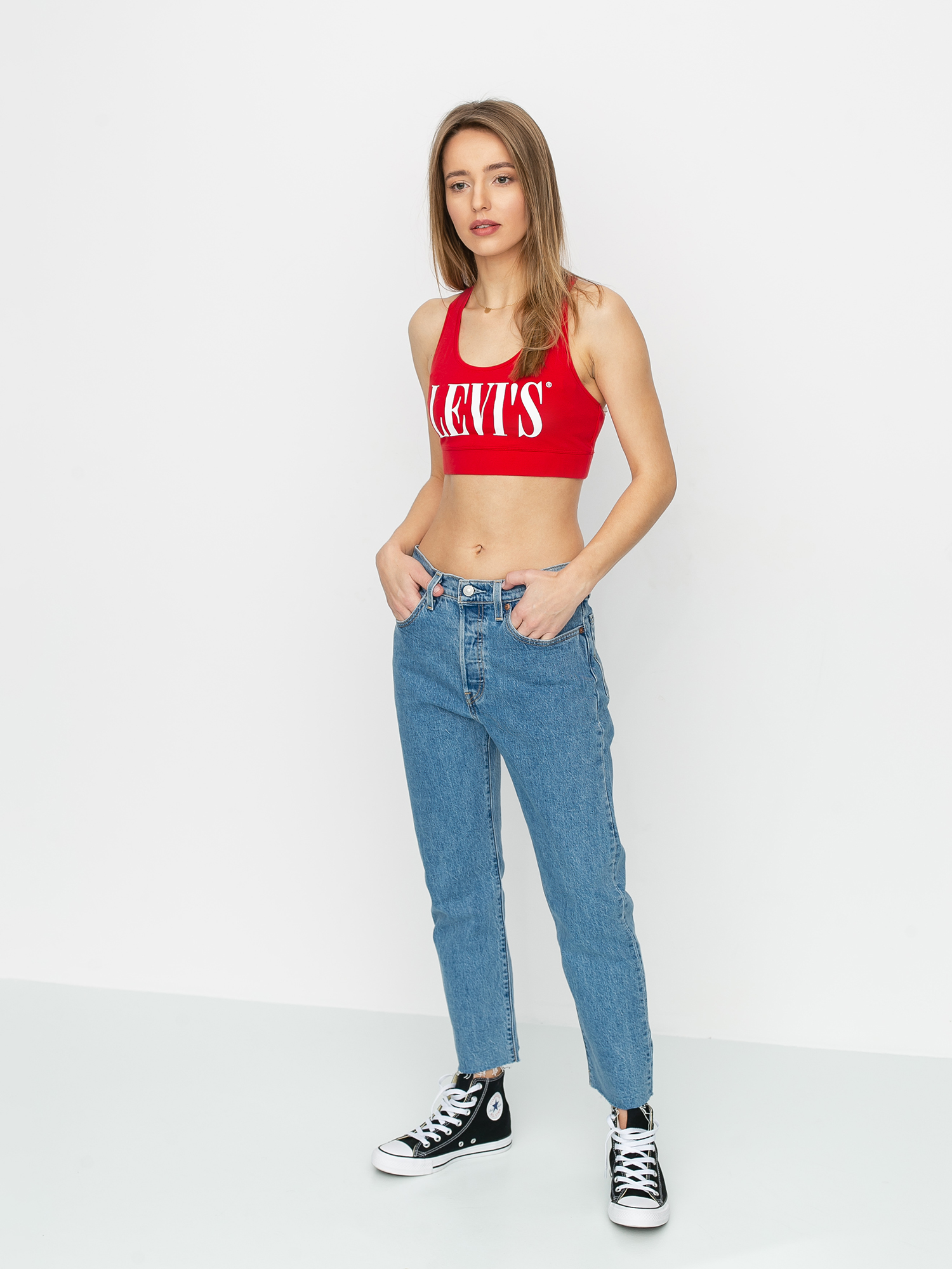 Levi's® 501 Crop Tango Beats Hose Wmn (denim light blue)