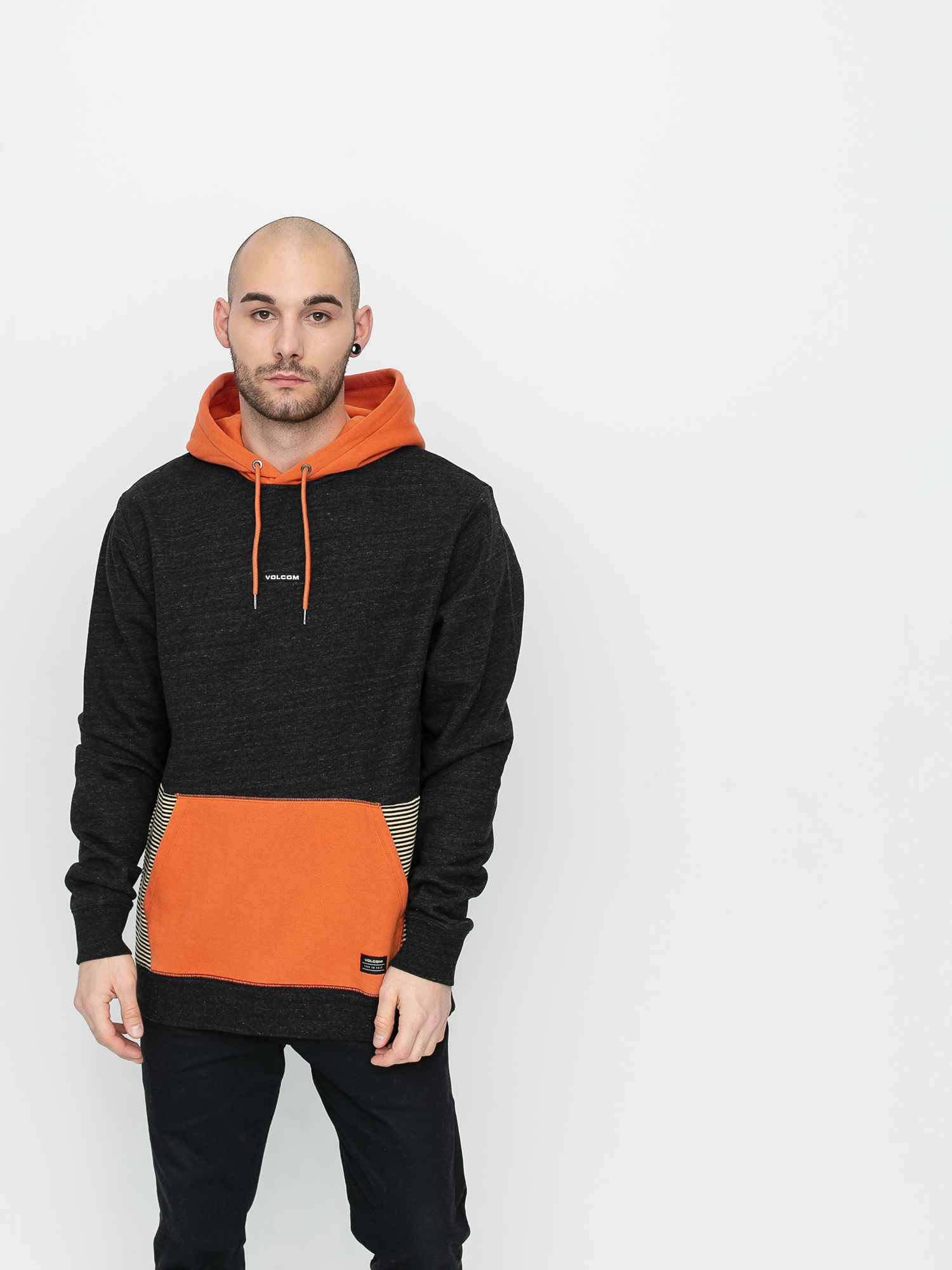 volcom orange hoodie