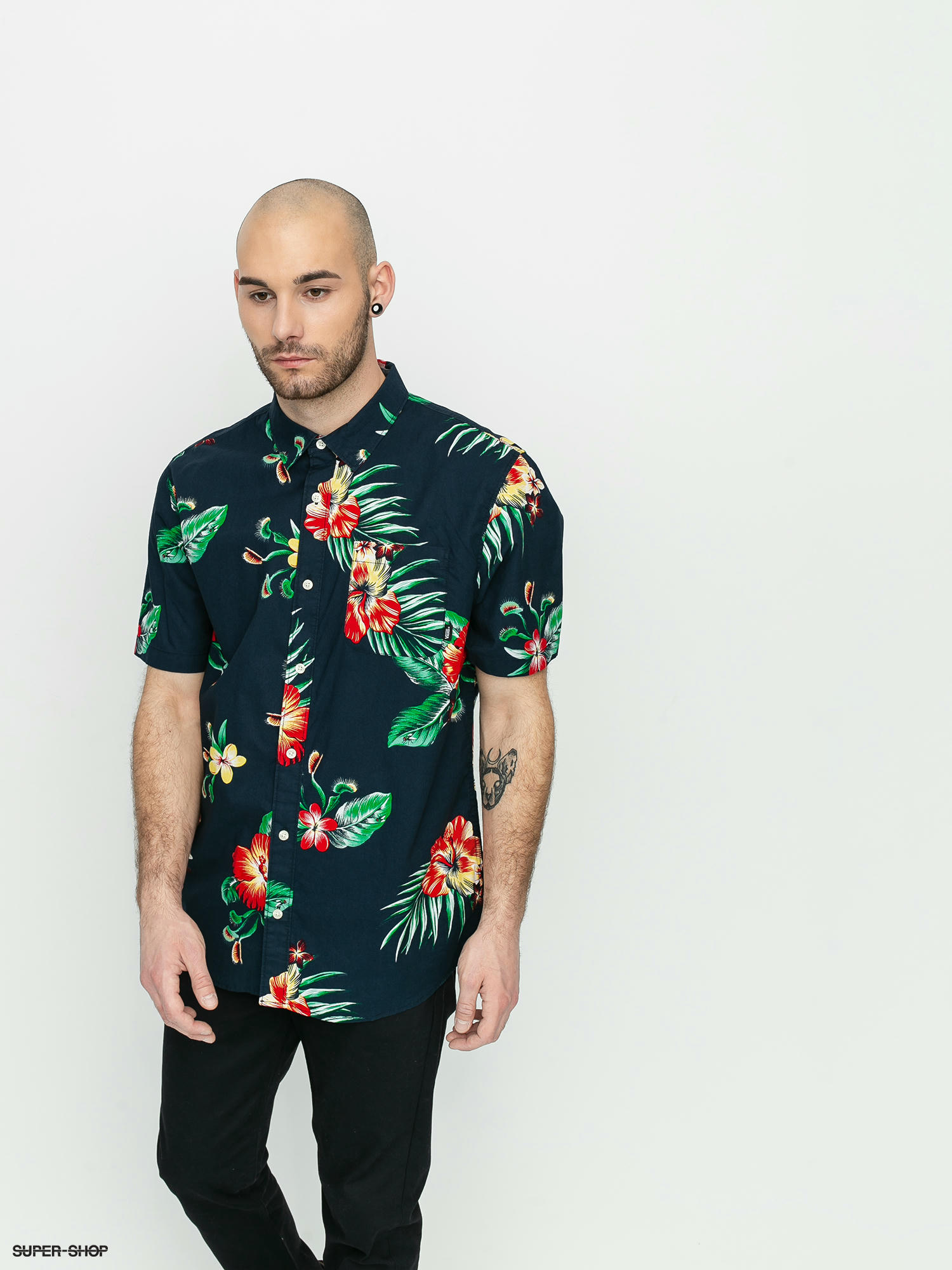 vans flower shirt