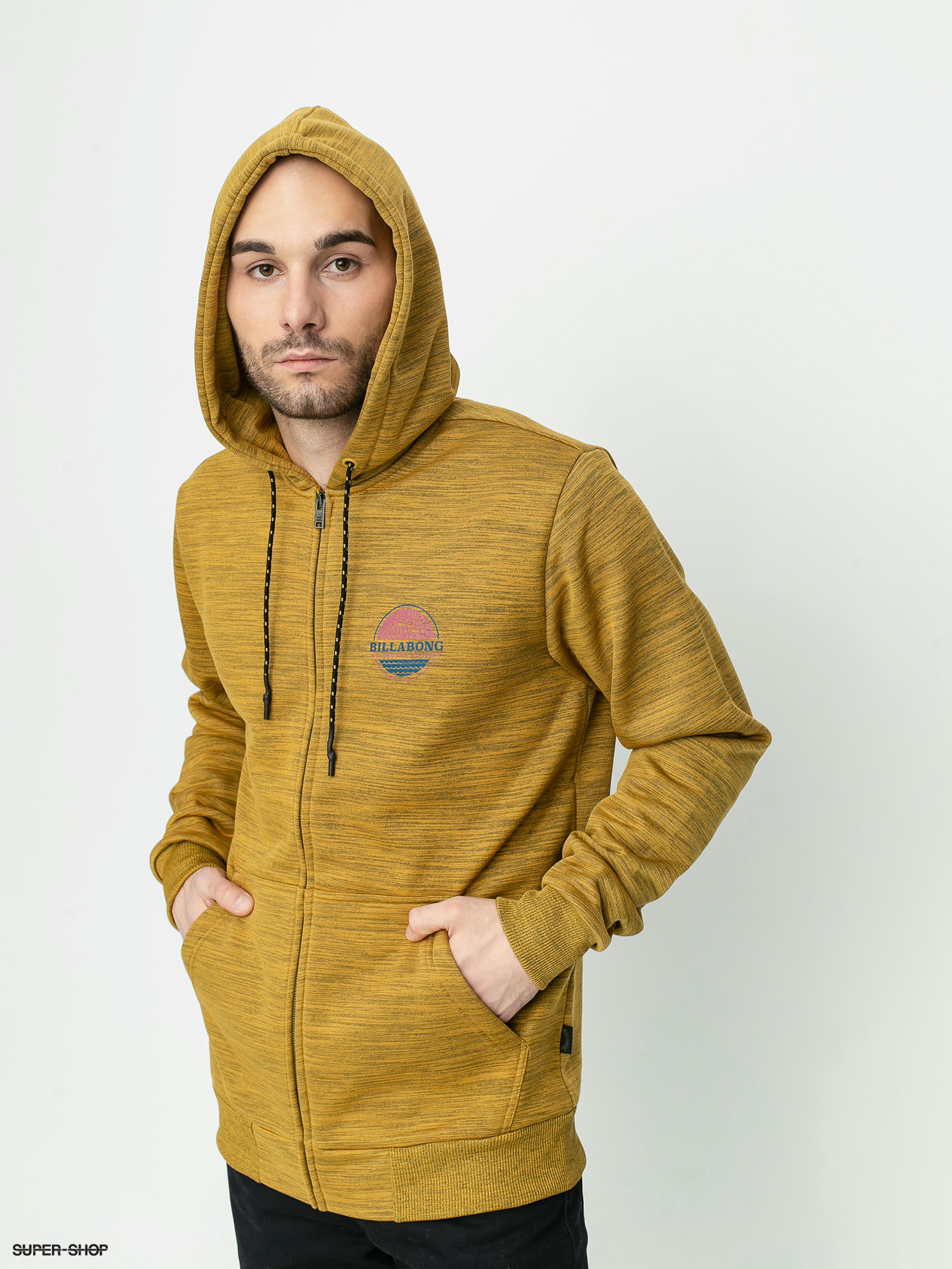 yellow billabong hoodie