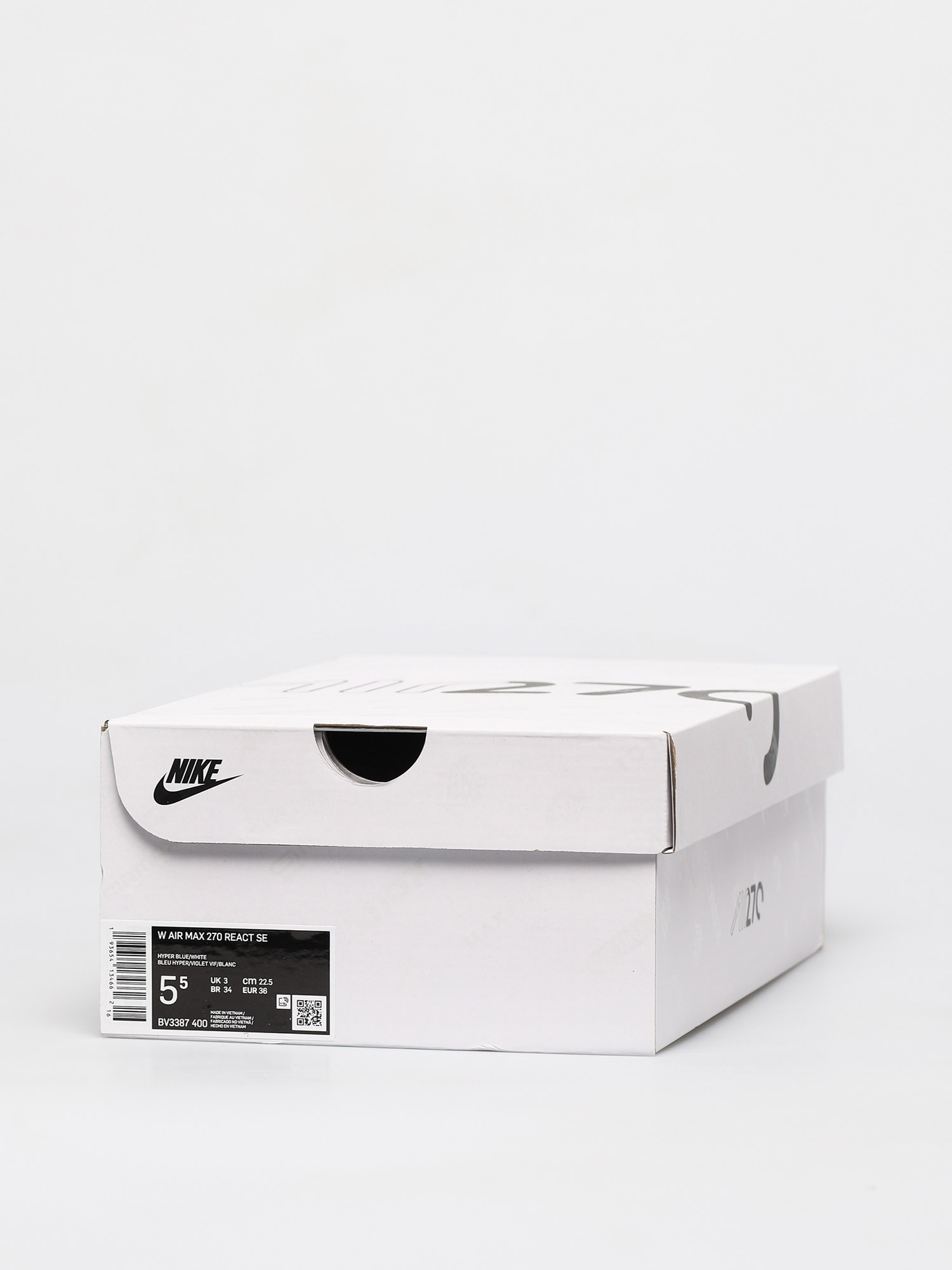 Nike Air Max 270 React Se Shoes Wmn (hyper blue/white magic flamingo)