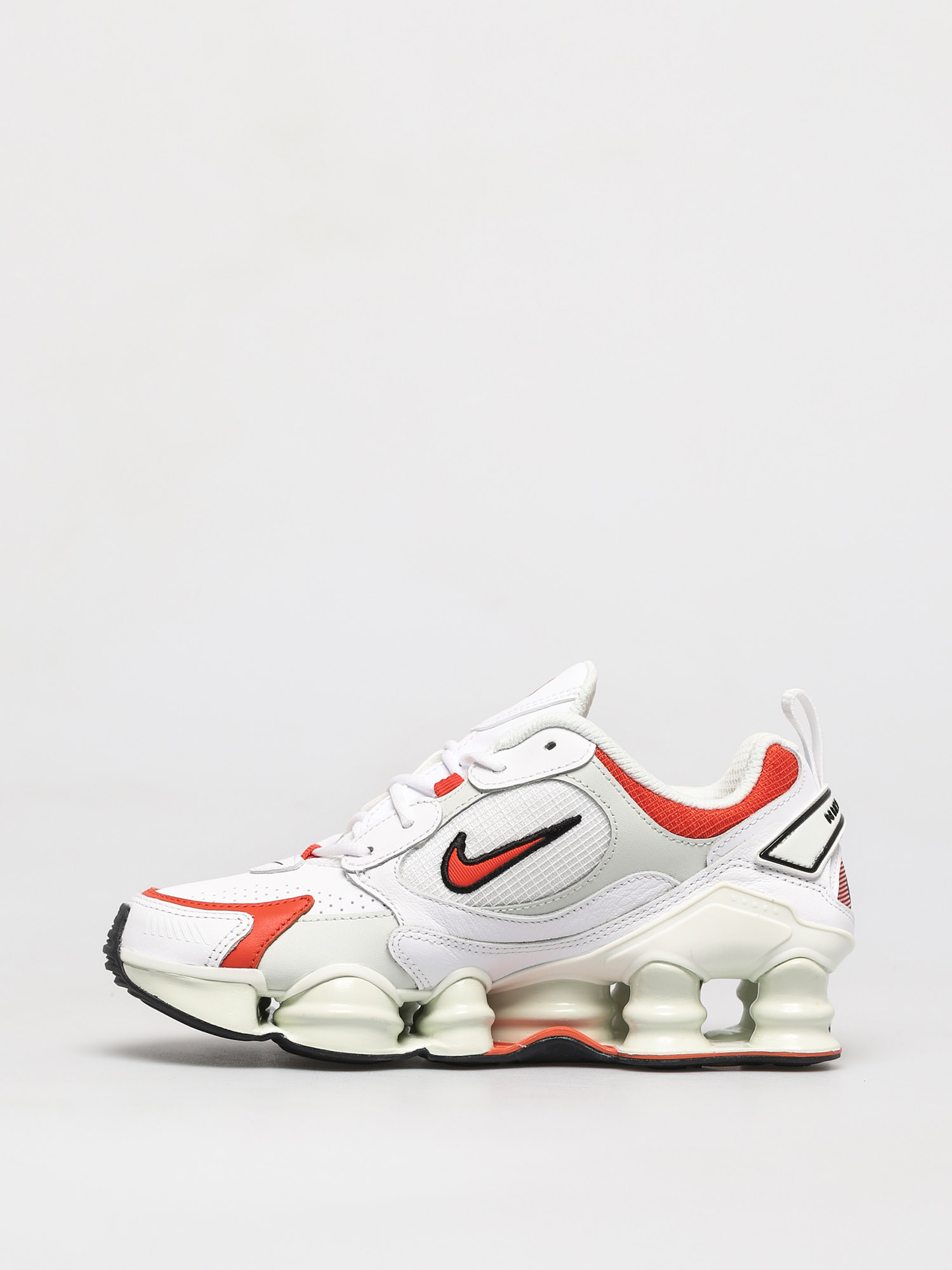 nike shox tl white orange