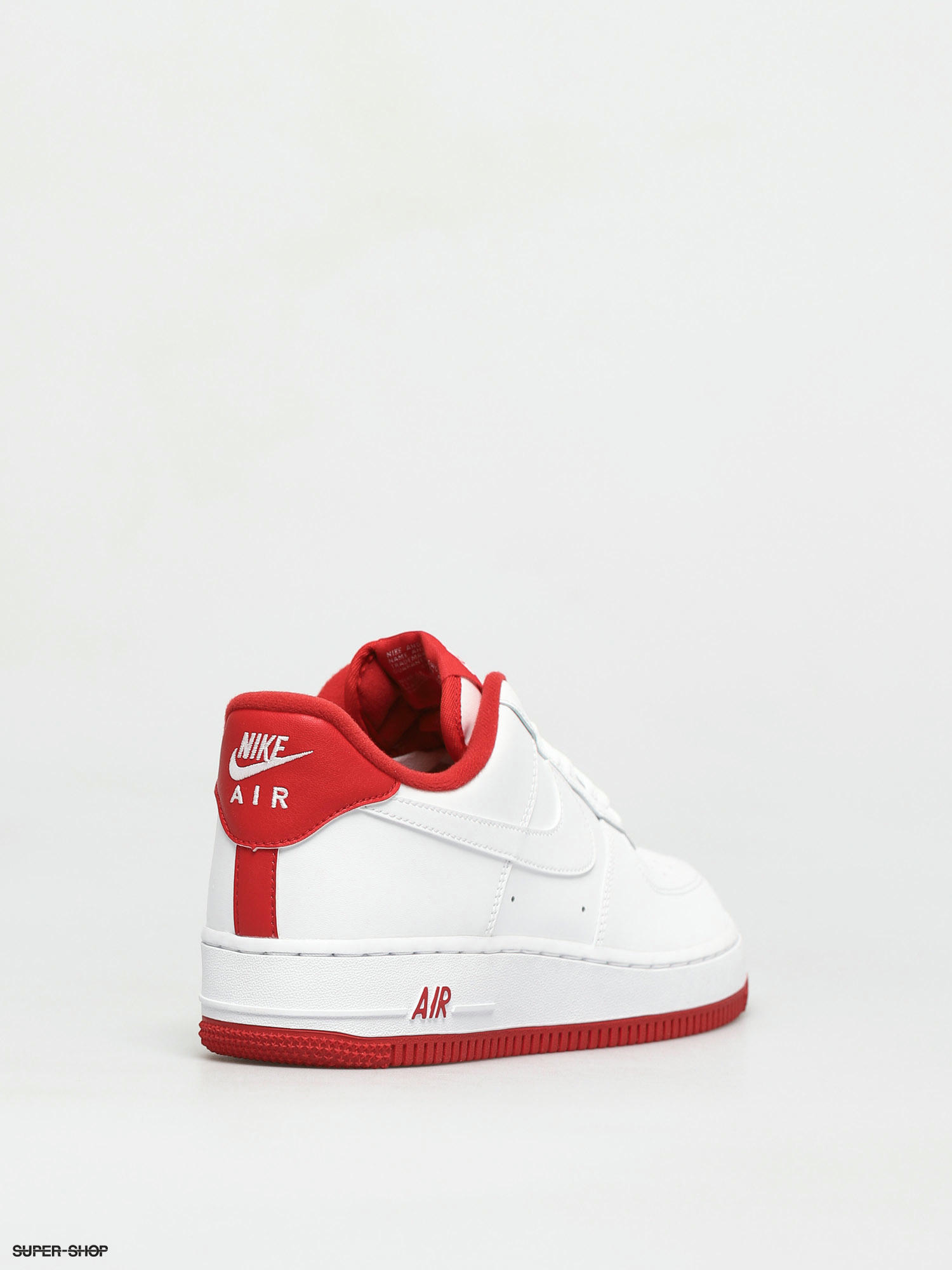 nike air force 1 07 trainers white university red