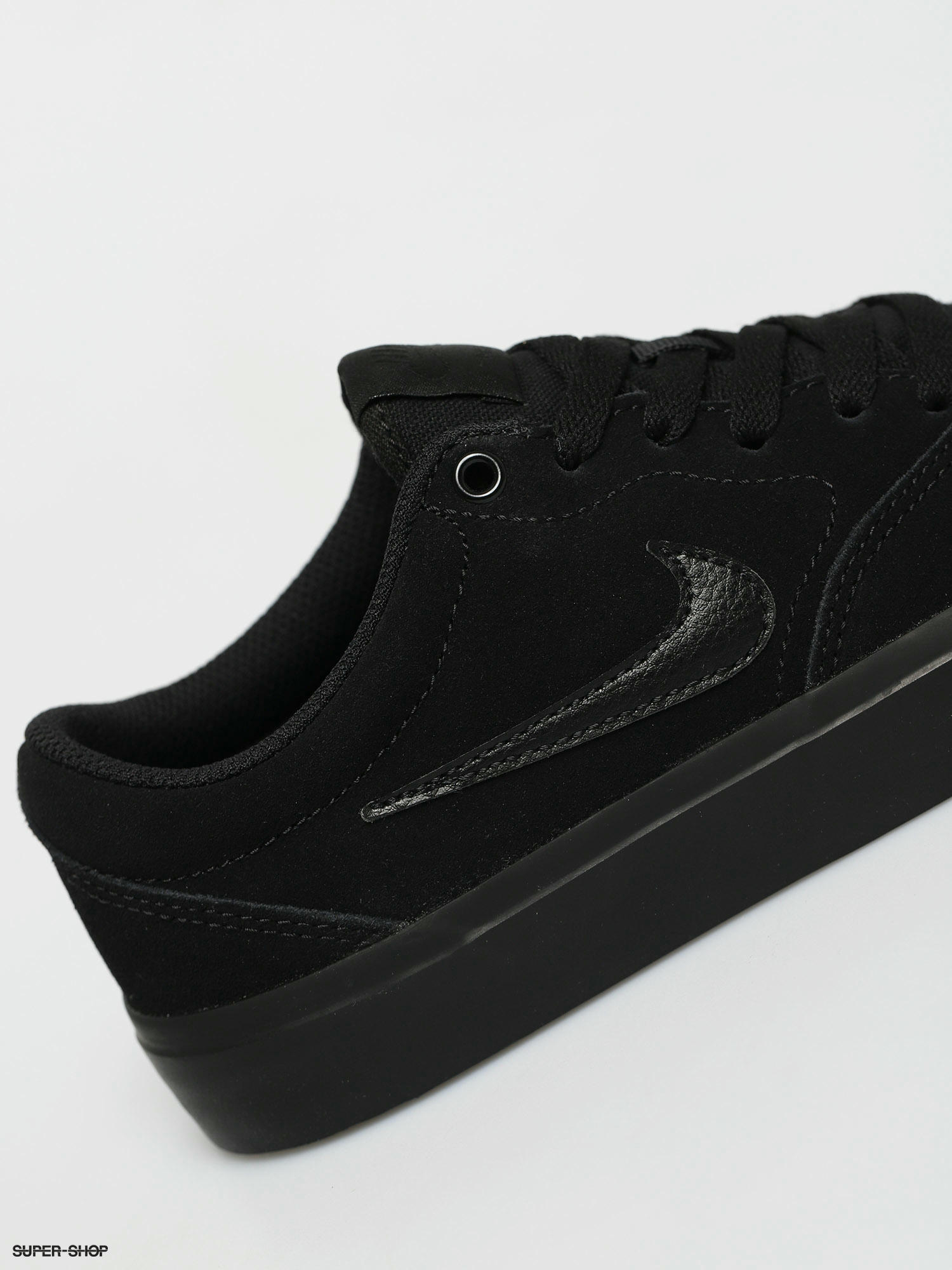 nike sb charge leather black