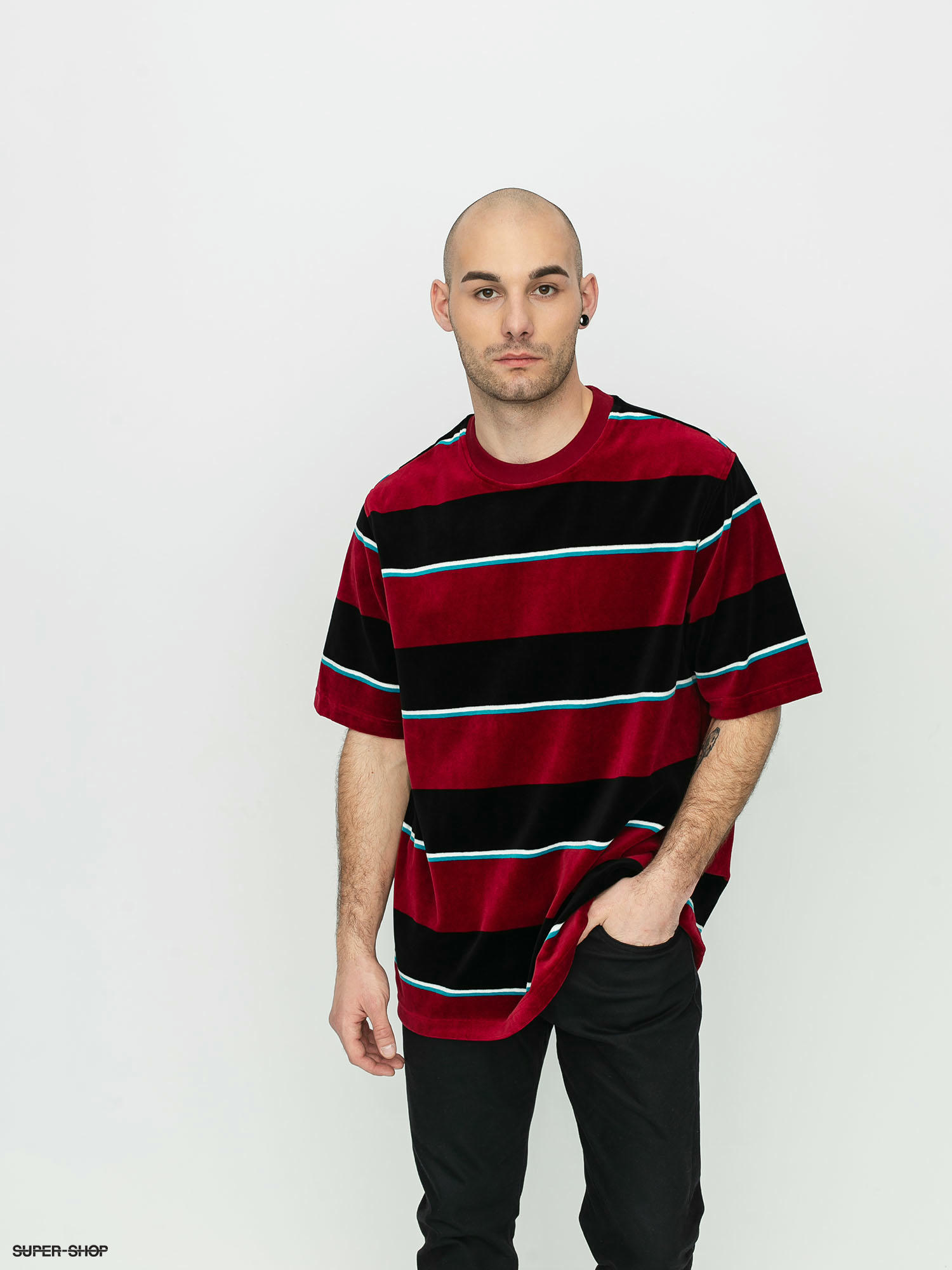 stussy striped tee