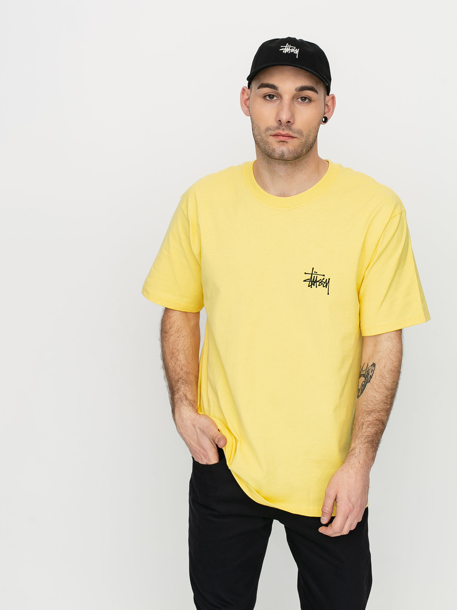 Stussy yellow discount tee