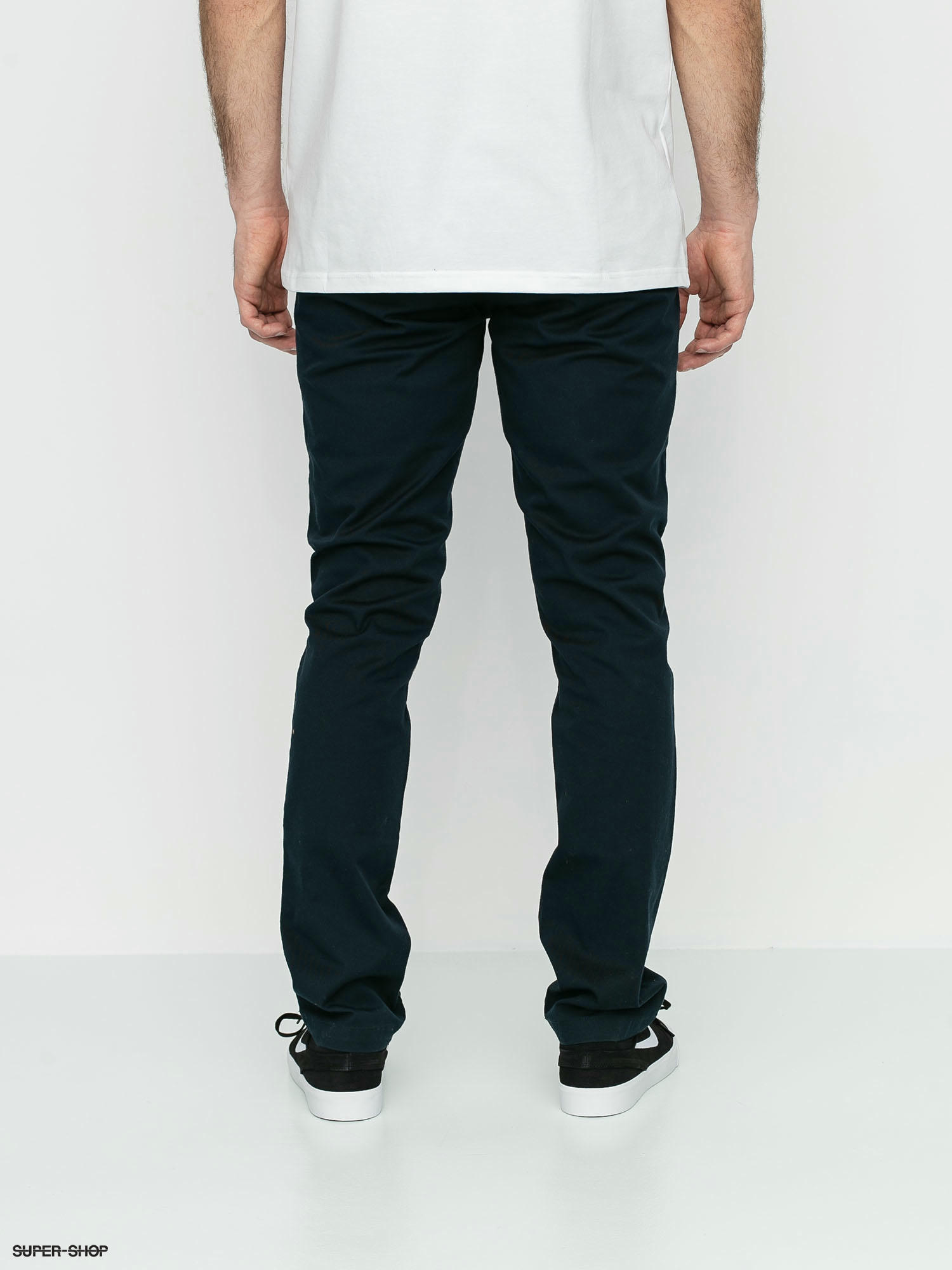 black skinny chino pants