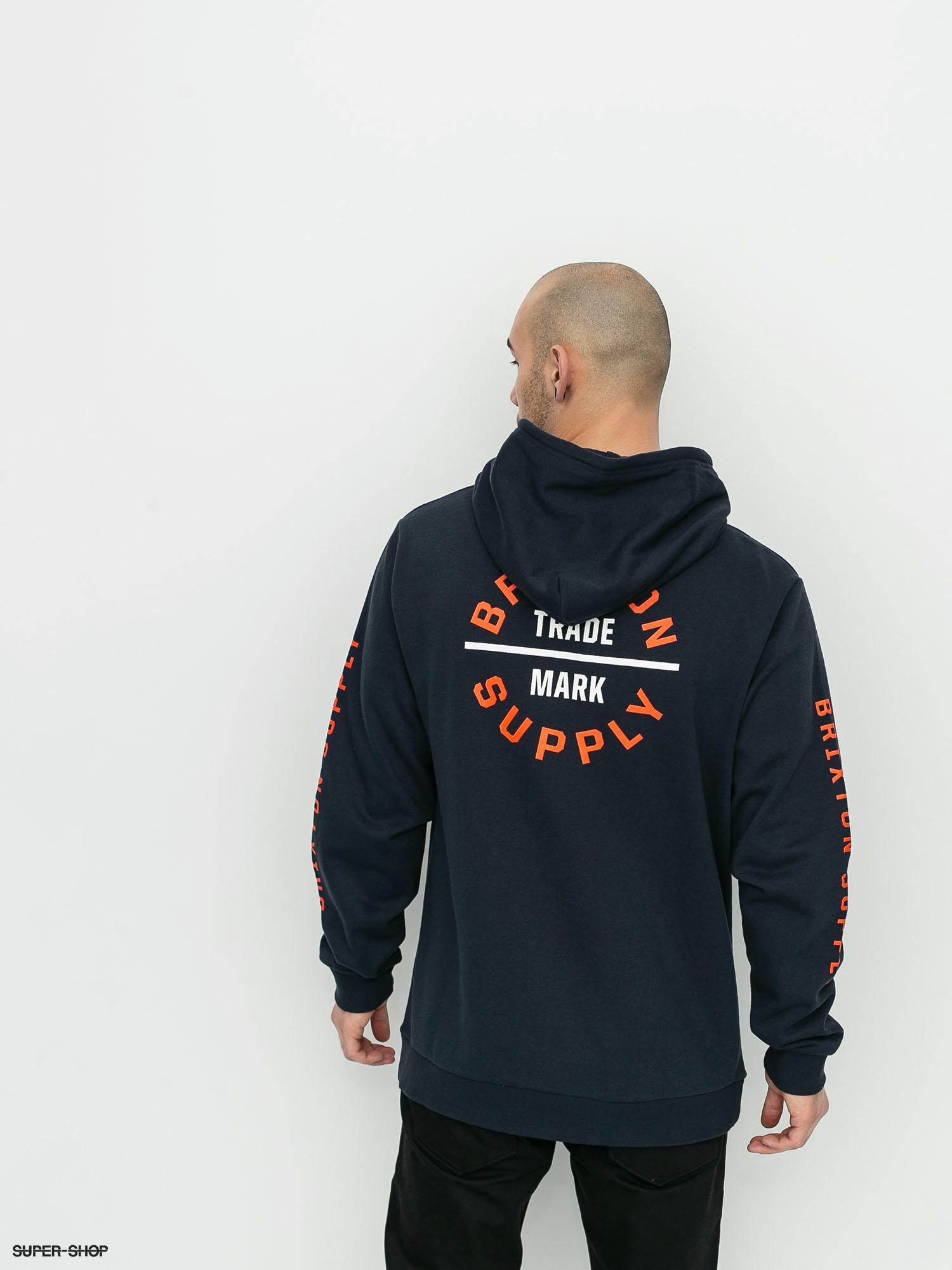 Brixton Oath VI HD Hoodie (washed navy)