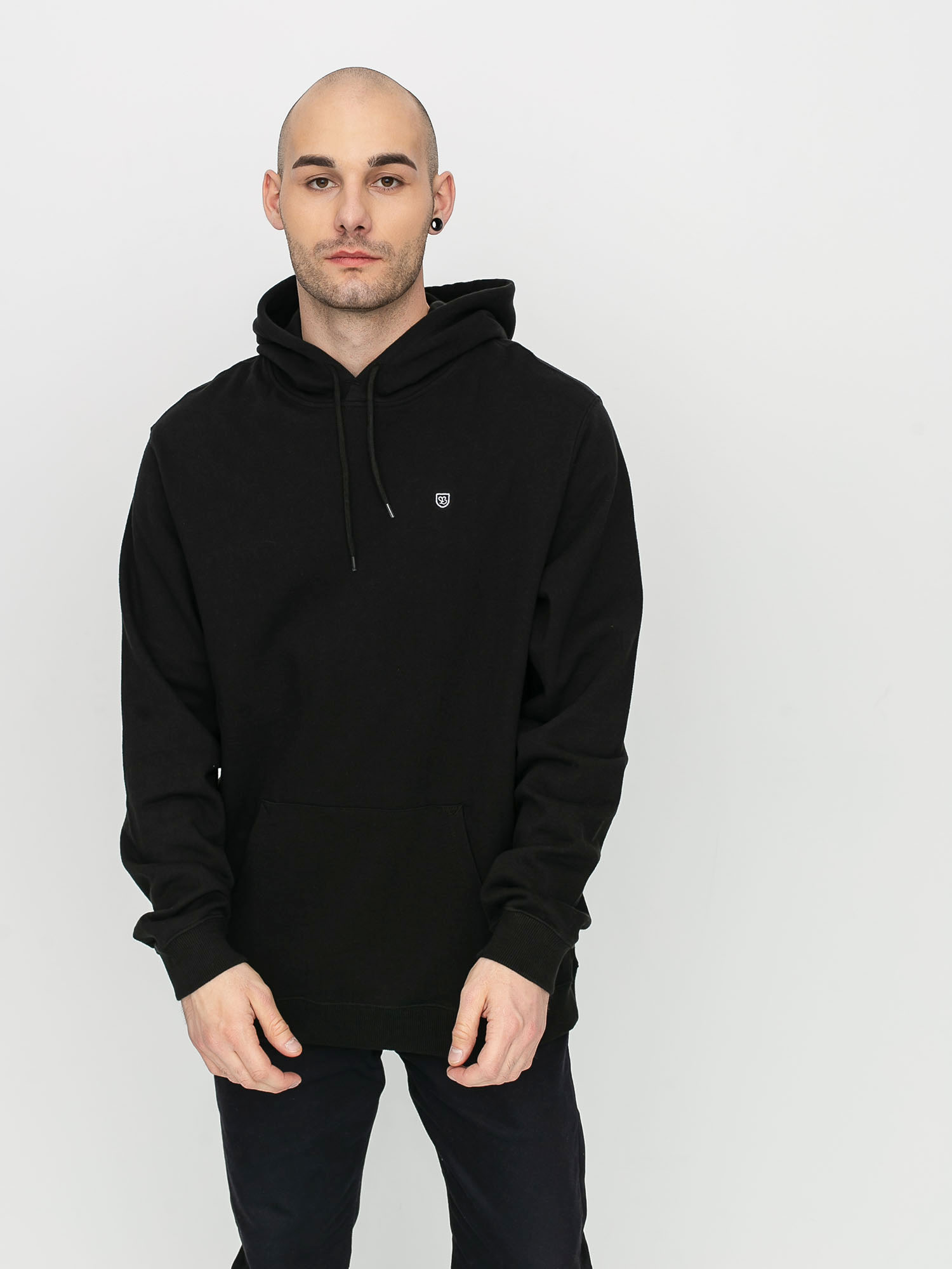 Brixton B Shield Ft HD Hoody Schwarz black